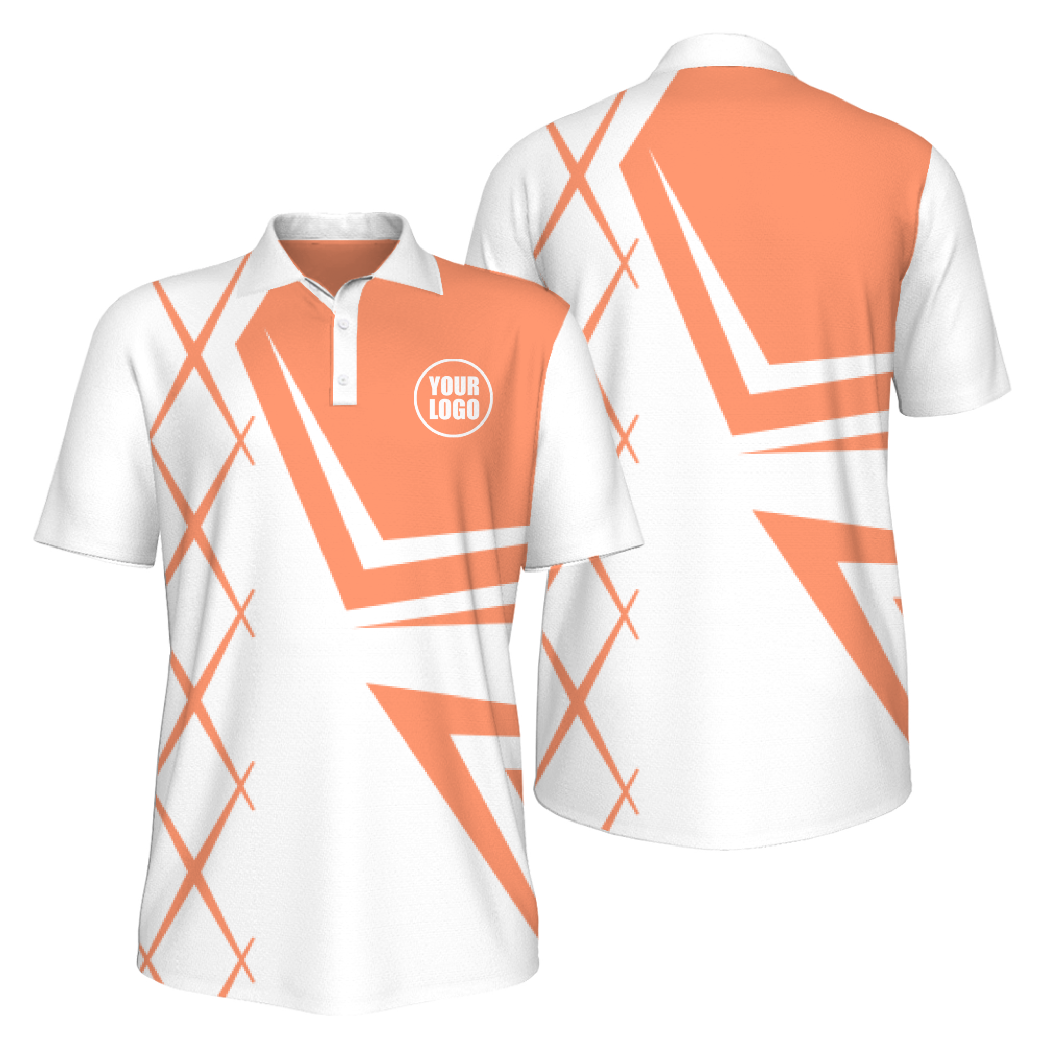 Picklewin Creative Diamond UV Protection Polo Shirt For Men
