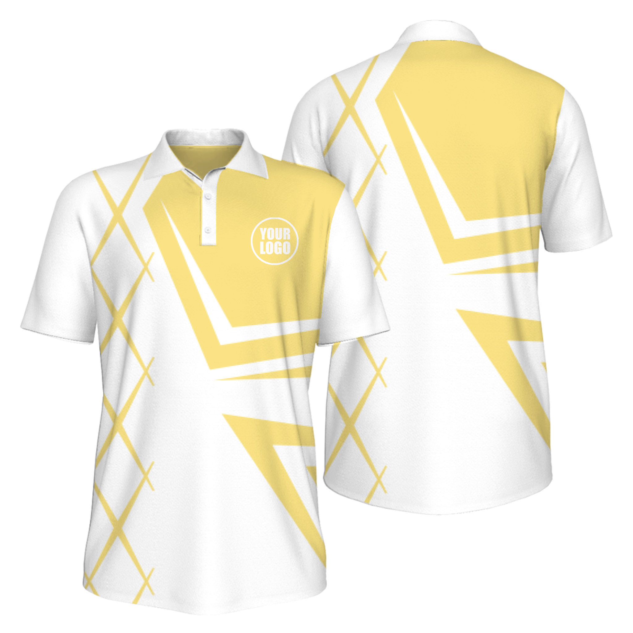 Picklewin Creative Diamond UV Protection Polo Shirt For Men