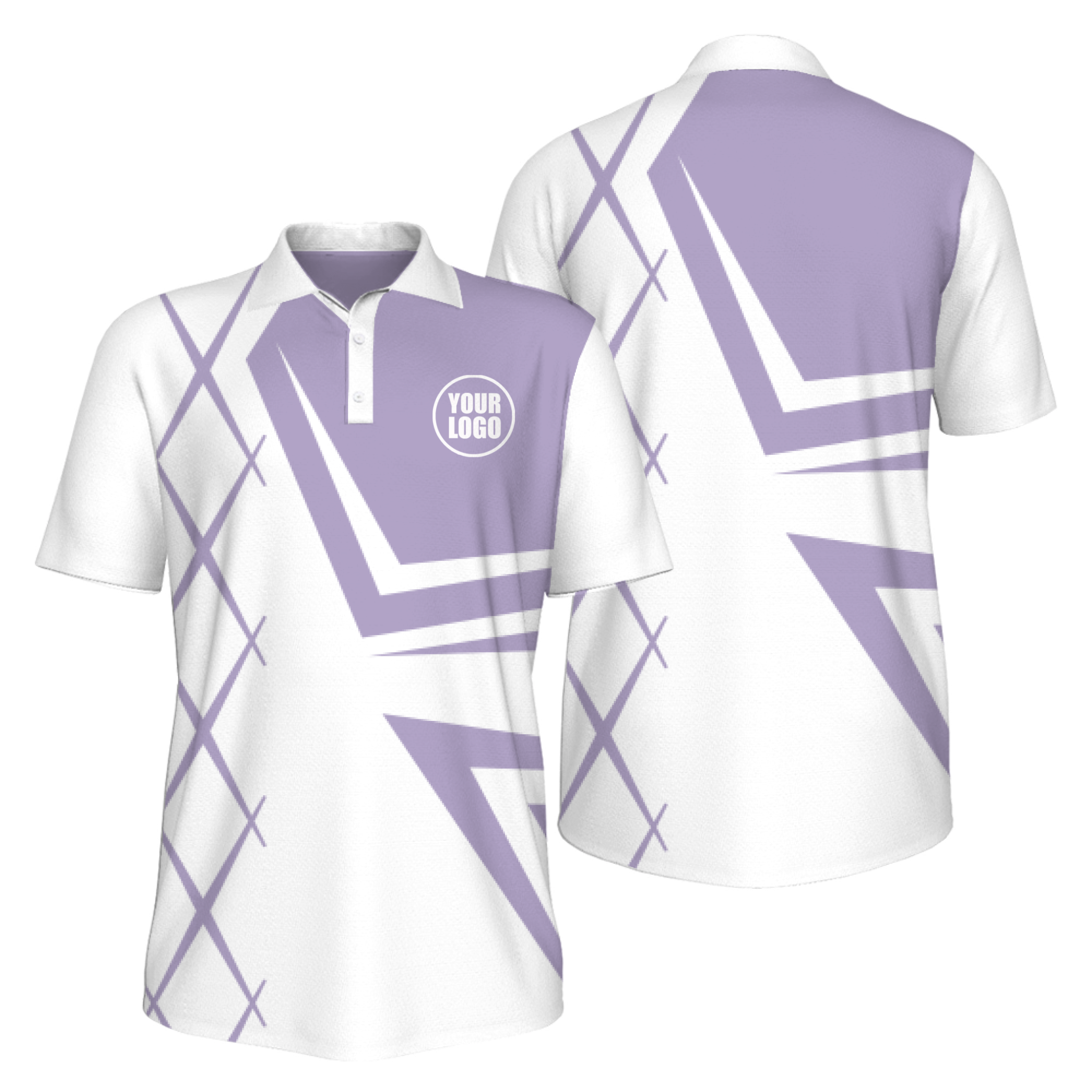 Picklewin Creative Diamond UV Protection Polo Shirt For Men