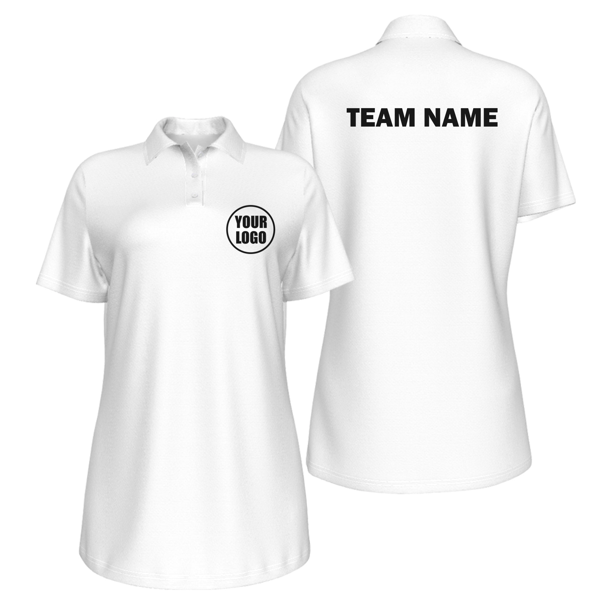 Picklewin Curvy Customized Women's UV Protection Polo