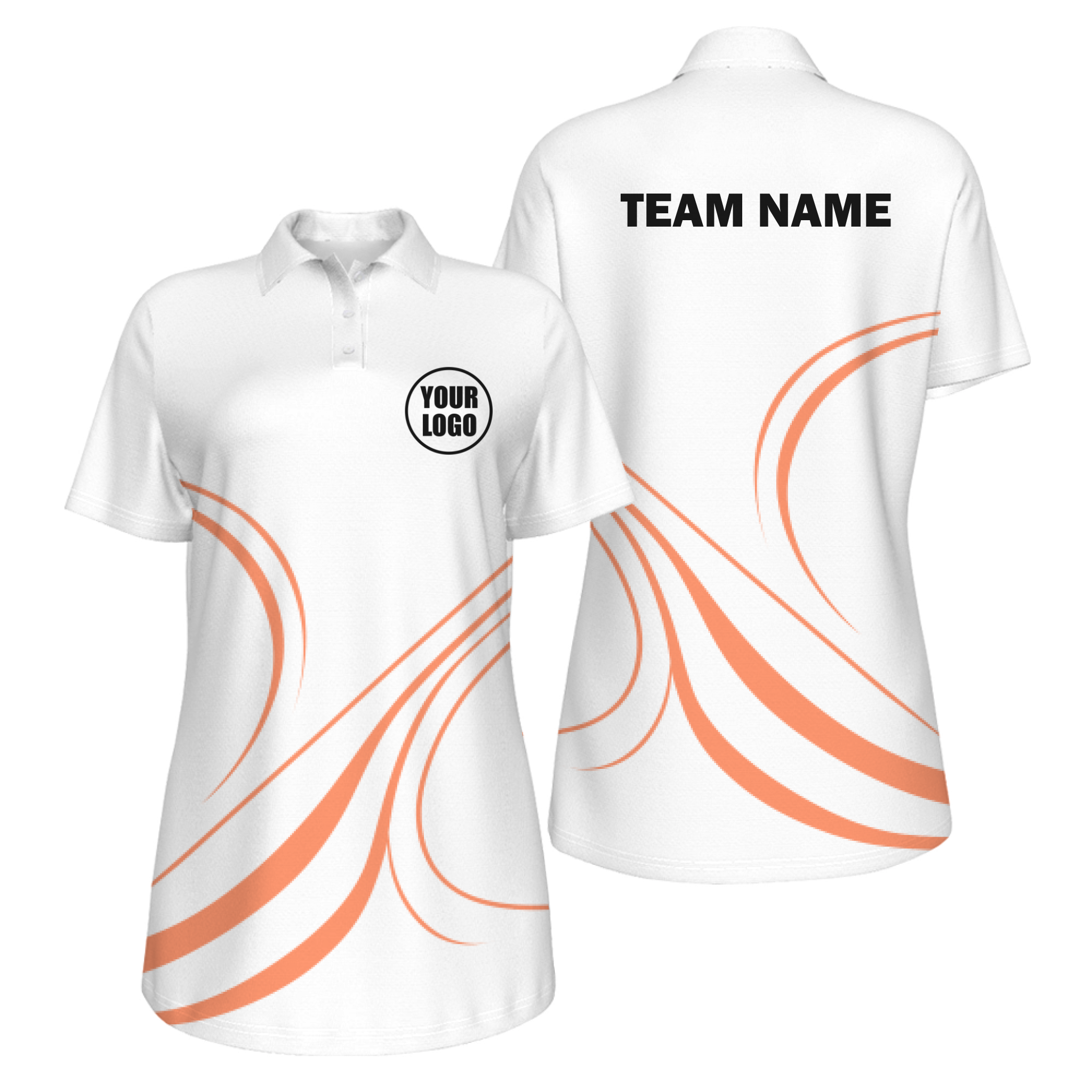 Picklewin Curvy Customized Women's UV Protection Polo - alternate