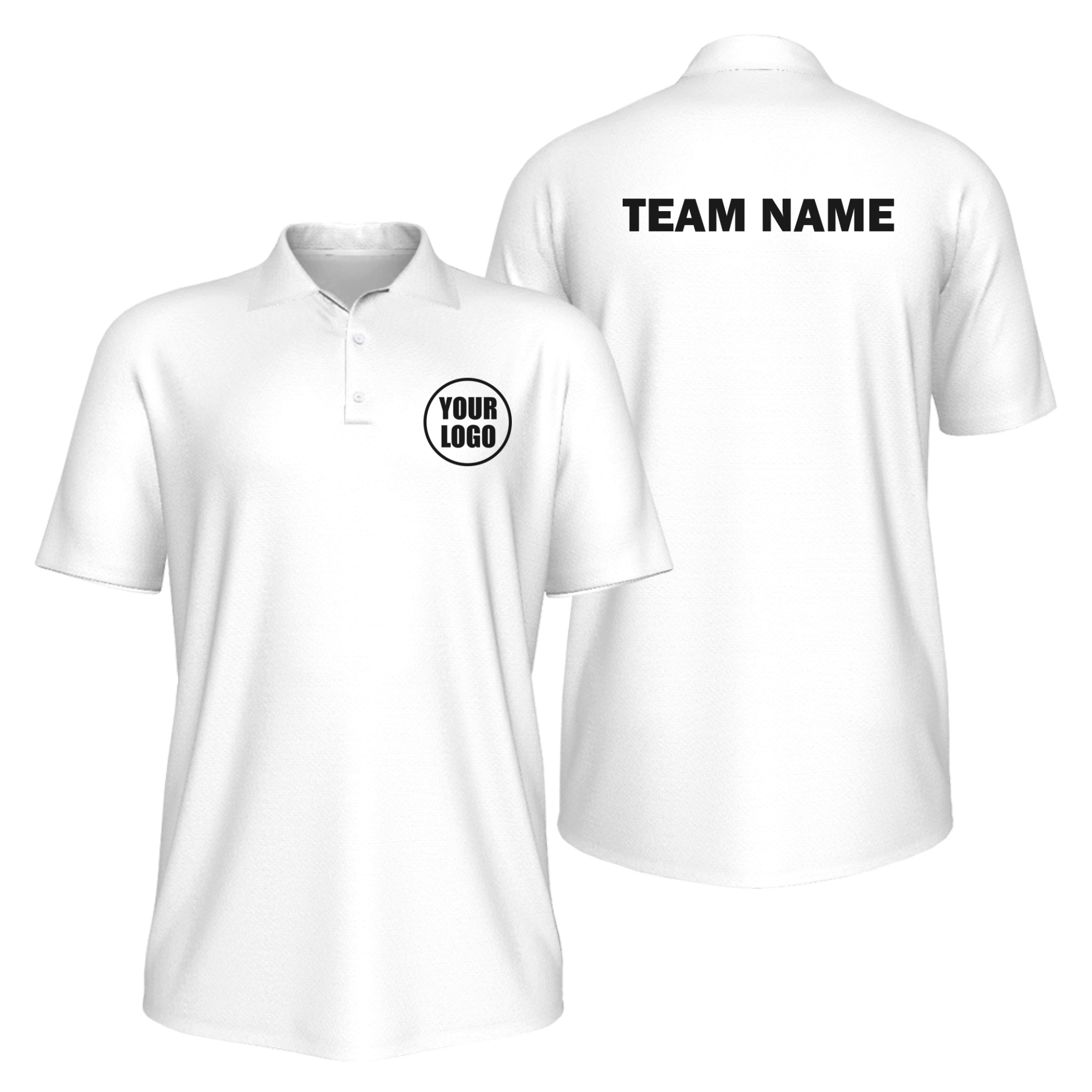 Picklewin Curvy Men's Custom UV Protection Polo Shirt