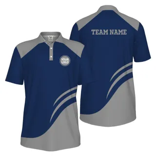 Picklewin Custom Branded Logo UV Protection Men Polo Shirt Bulk Price