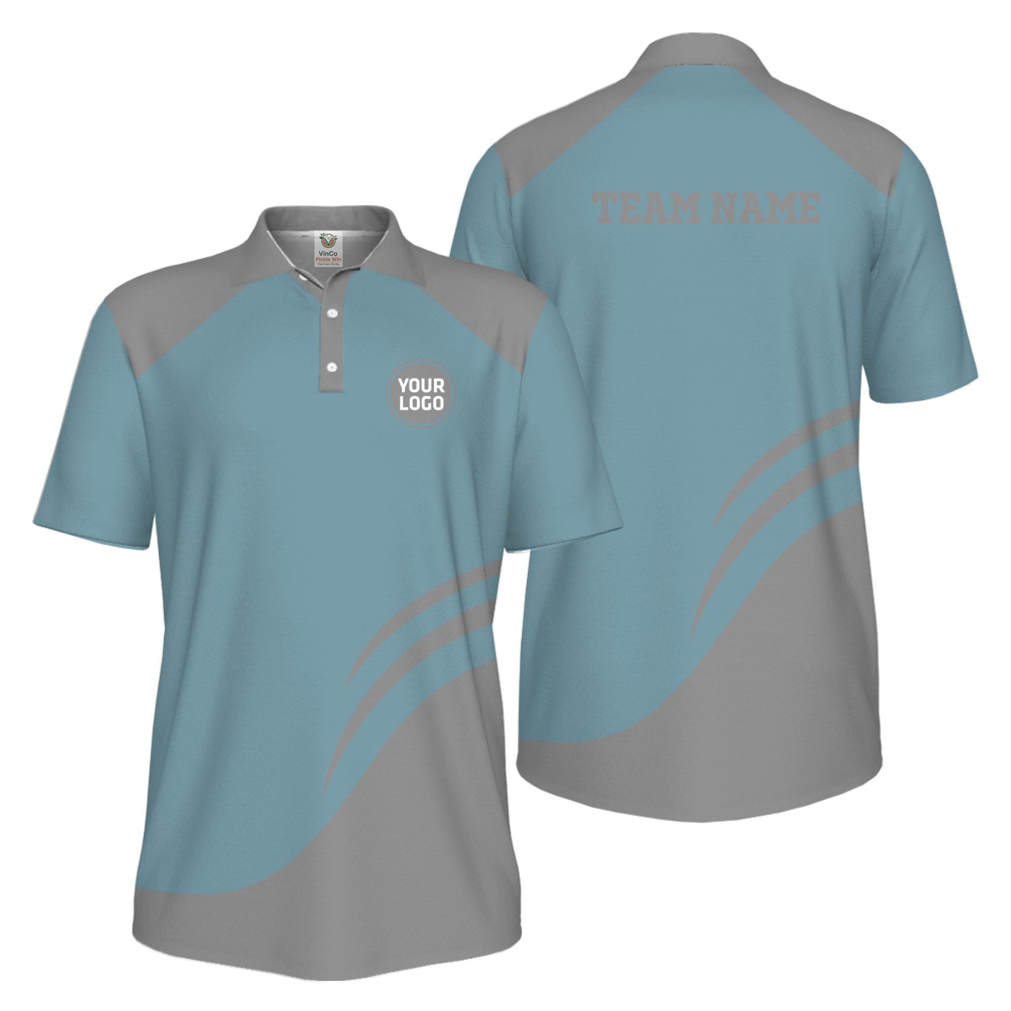 Picklewin Custom Branded Logo UV Protection Men Polo Shirt Bulk Price