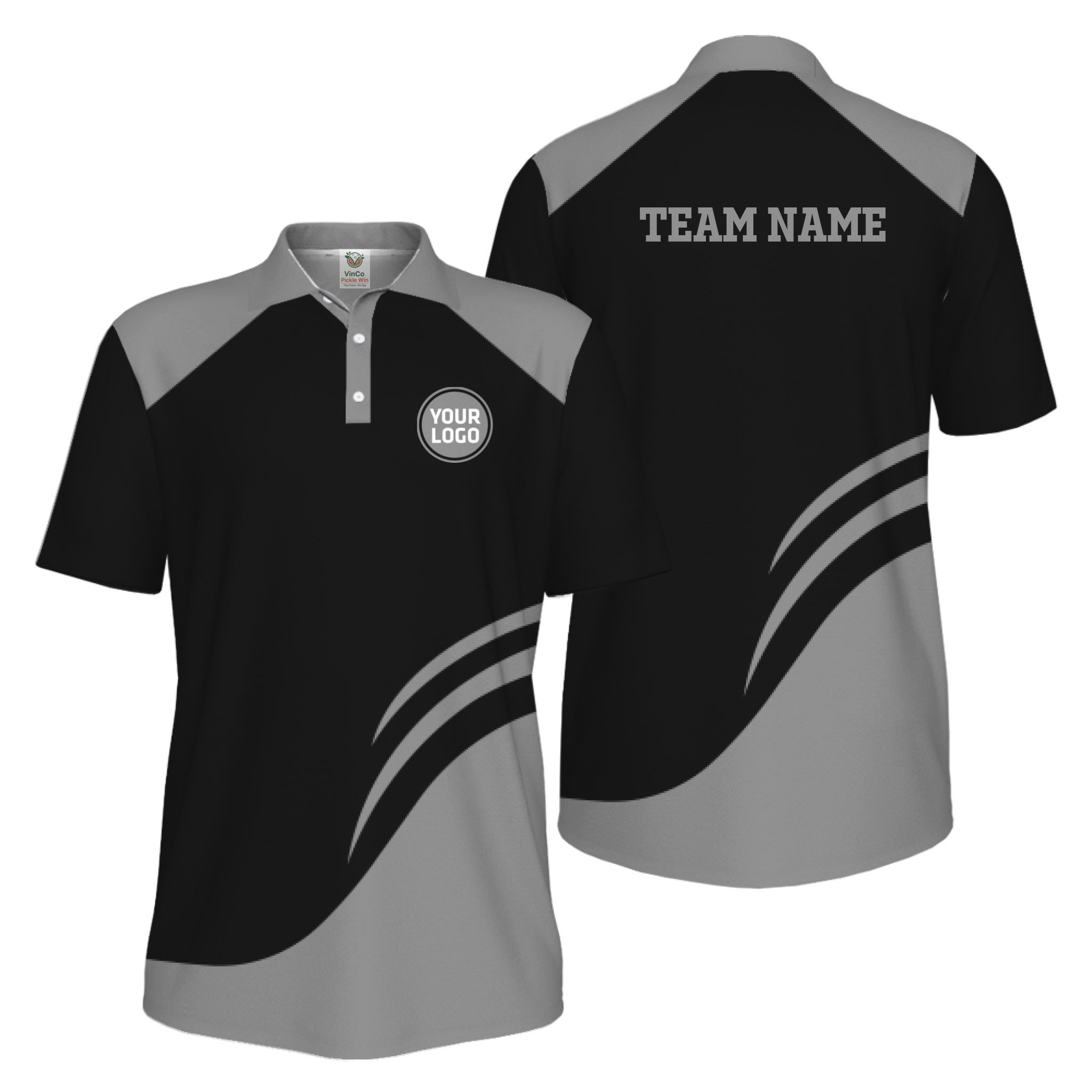 Picklewin Custom Branded Logo UV Protection Men Polo Shirt Bulk Price