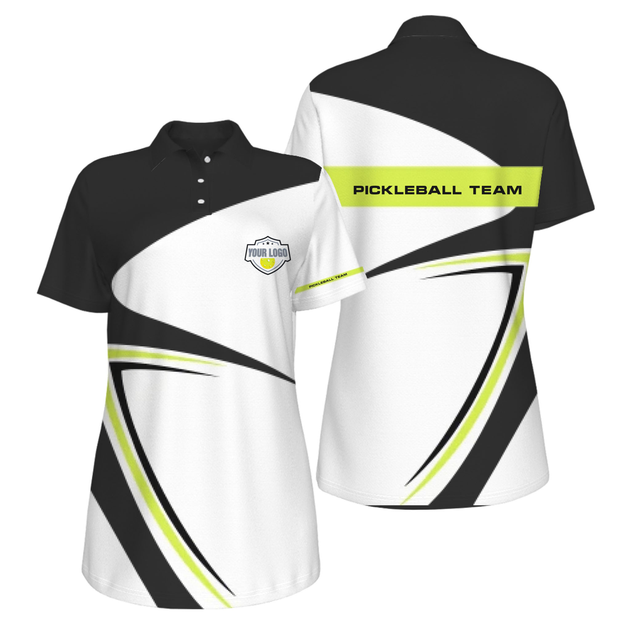 Picklewin Custom Logo And Pickleball Club Women's UV Protect Polo Shirt