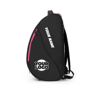 Picklewin Custom Logo And Team Name Pickleball Backpack Pink – alternate