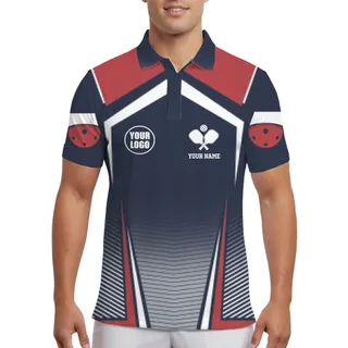 Picklewin Custom Logo And Team Name Sport UV Men's Polo