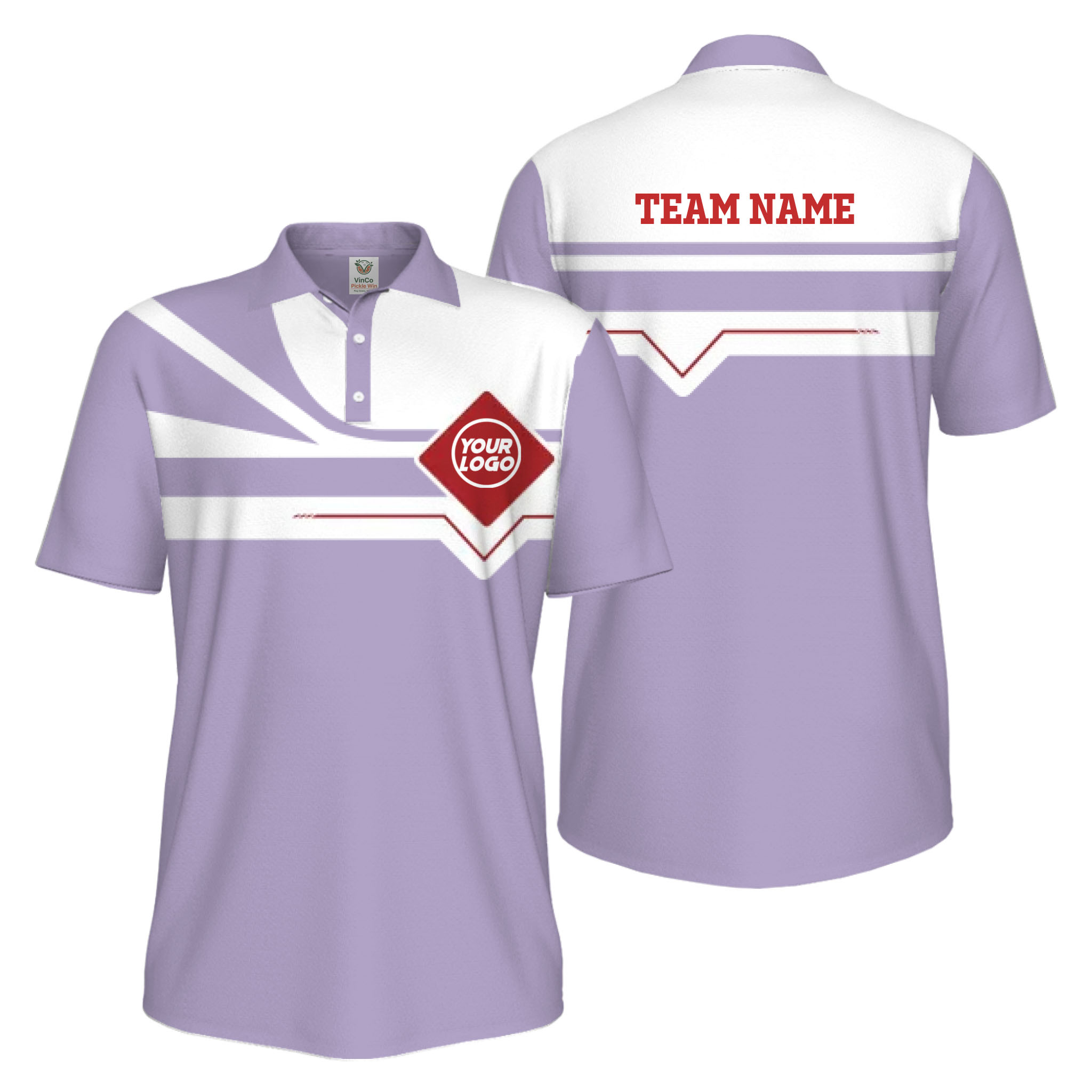 Picklewin Custom Logo And Team Name Sport UV Protection Polo Shirt Men 