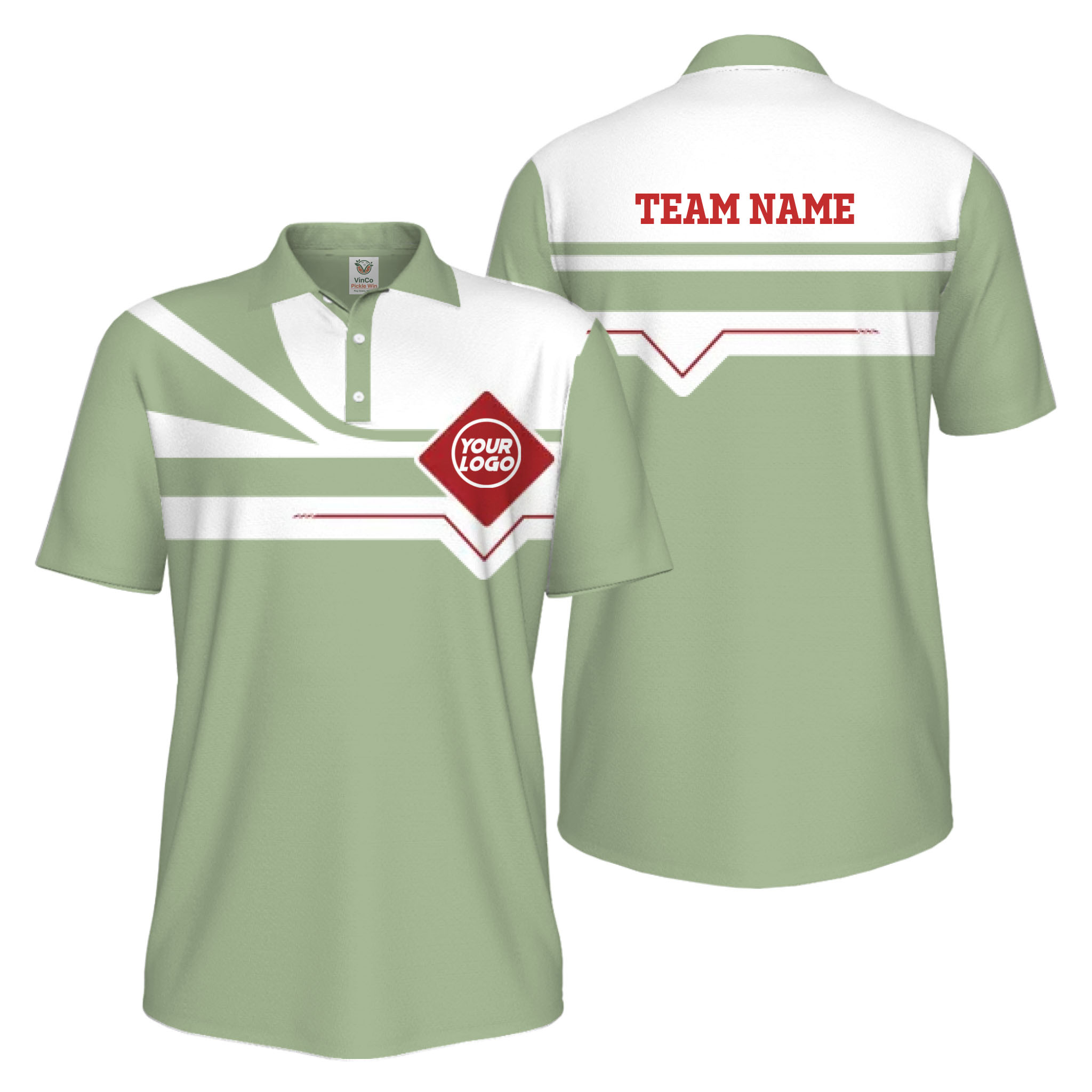 Picklewin Custom Logo And Team Name Sport UV Protection Polo Shirt Men 