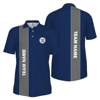 Picklewin Custom Logo And Team Name Sports Uniform Mens Polo Shirt UV Protection 
