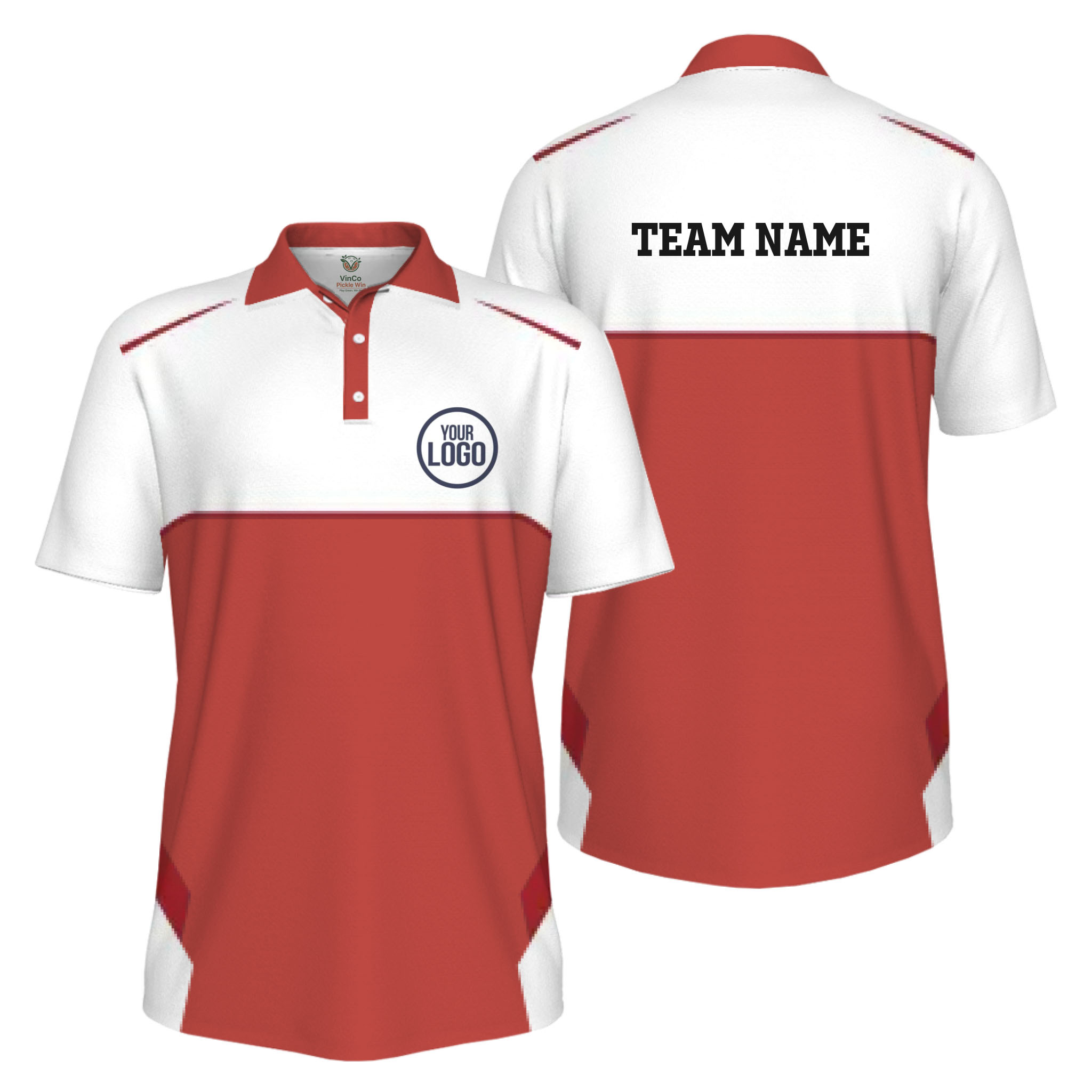 Picklewin Custom Logo Classic Team Performance UV Protection Men Polo Shirt