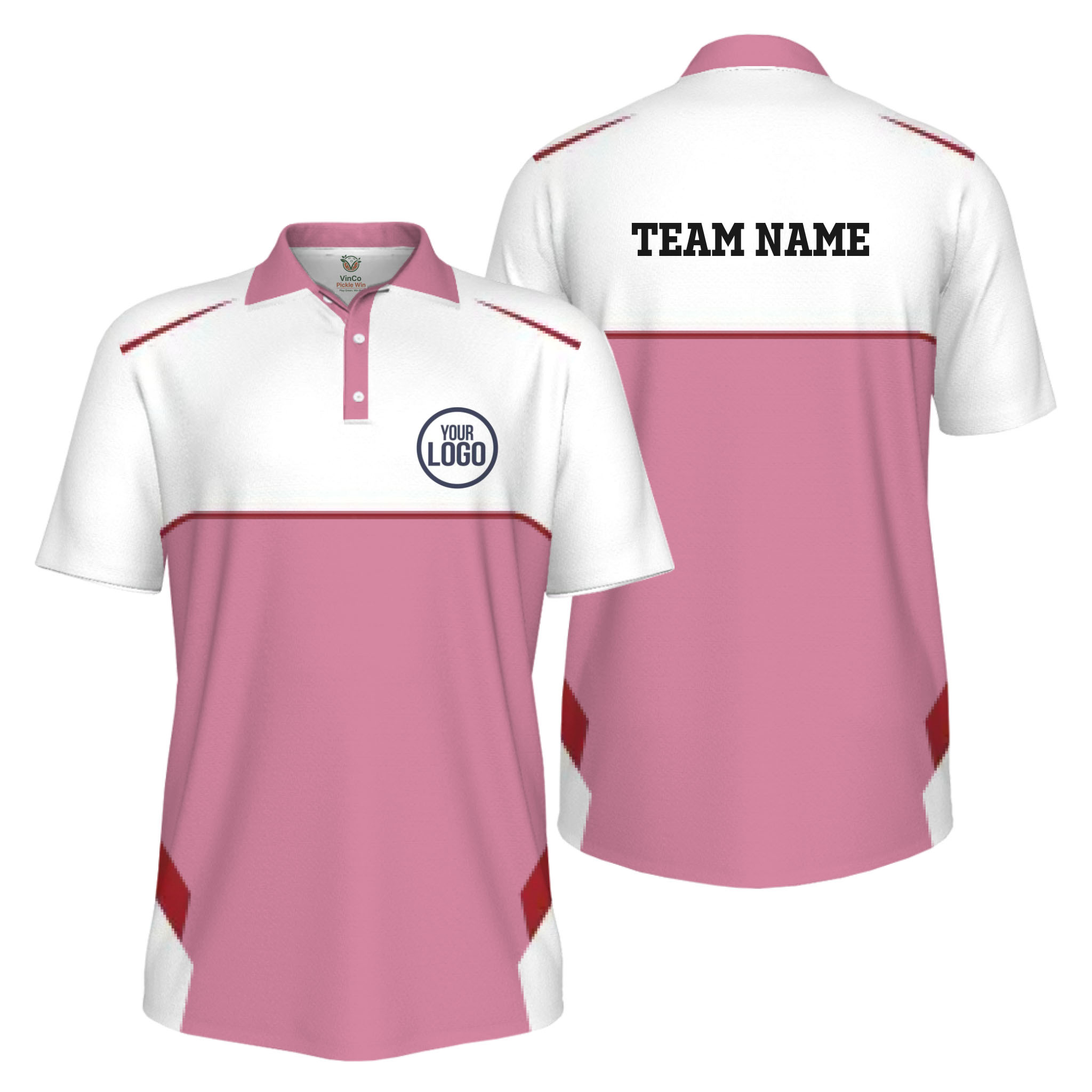 Picklewin Custom Logo Classic Team Performance UV Protection Men Polo Shirt