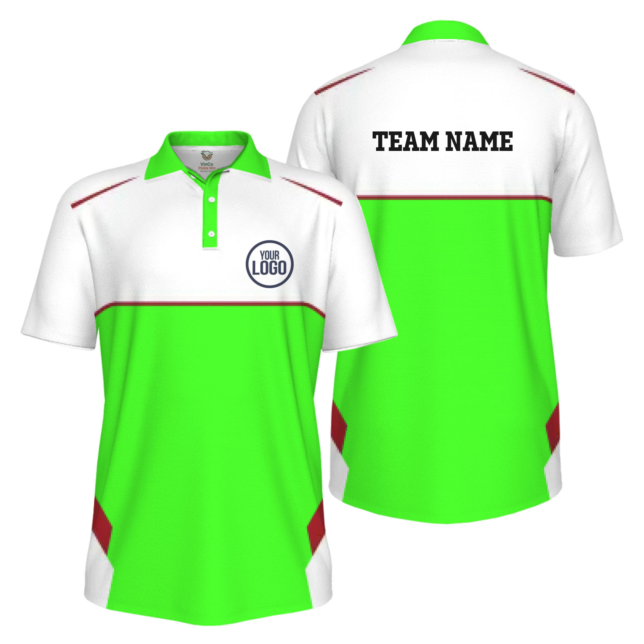 Picklewin Custom Logo Classic Team Performance UV Protection Men Polo Shirt