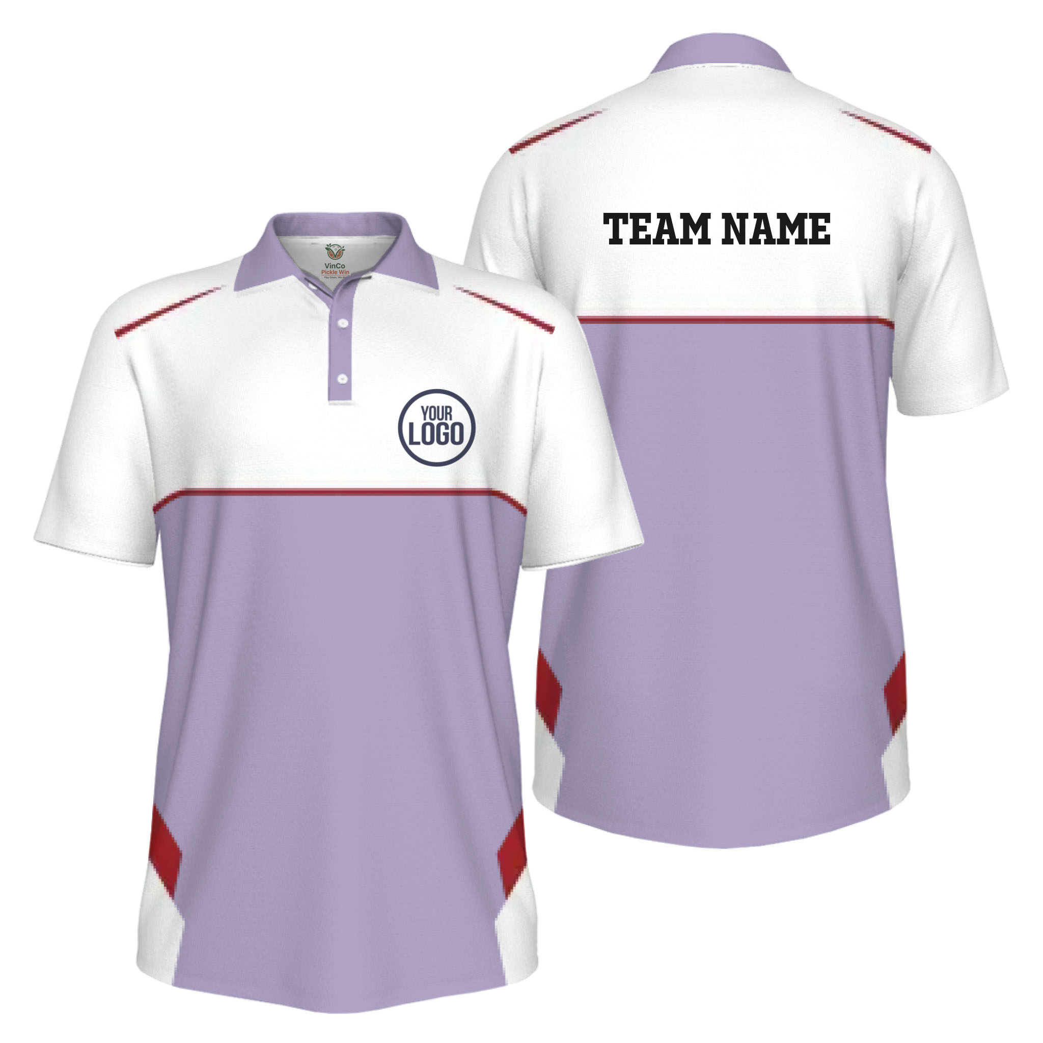 Picklewin Custom Logo Classic Team Performance UV Protection Men Polo Shirt