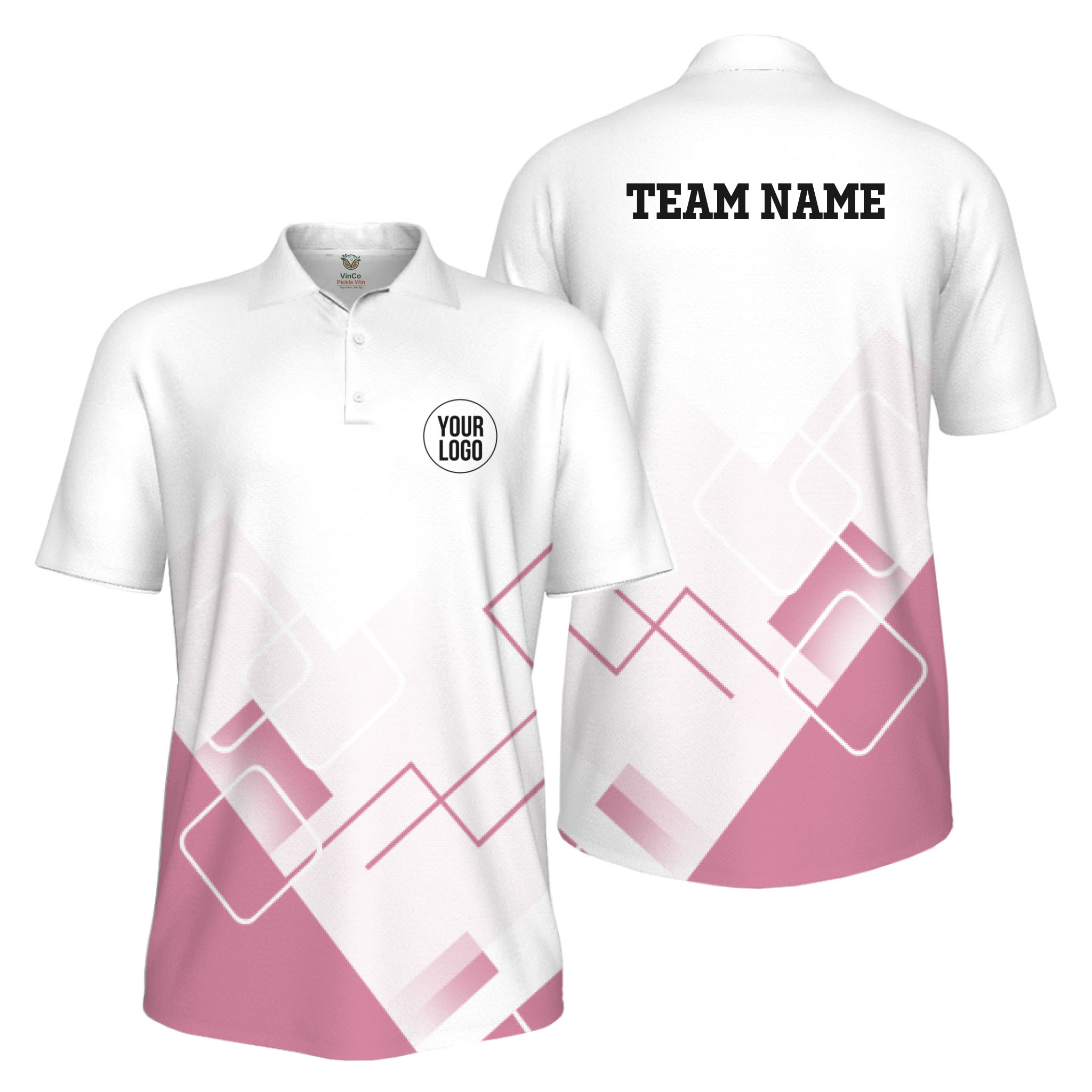 Picklewin Custom Logo For Sport Team Uniform UV Protection Men Polo Shirt 