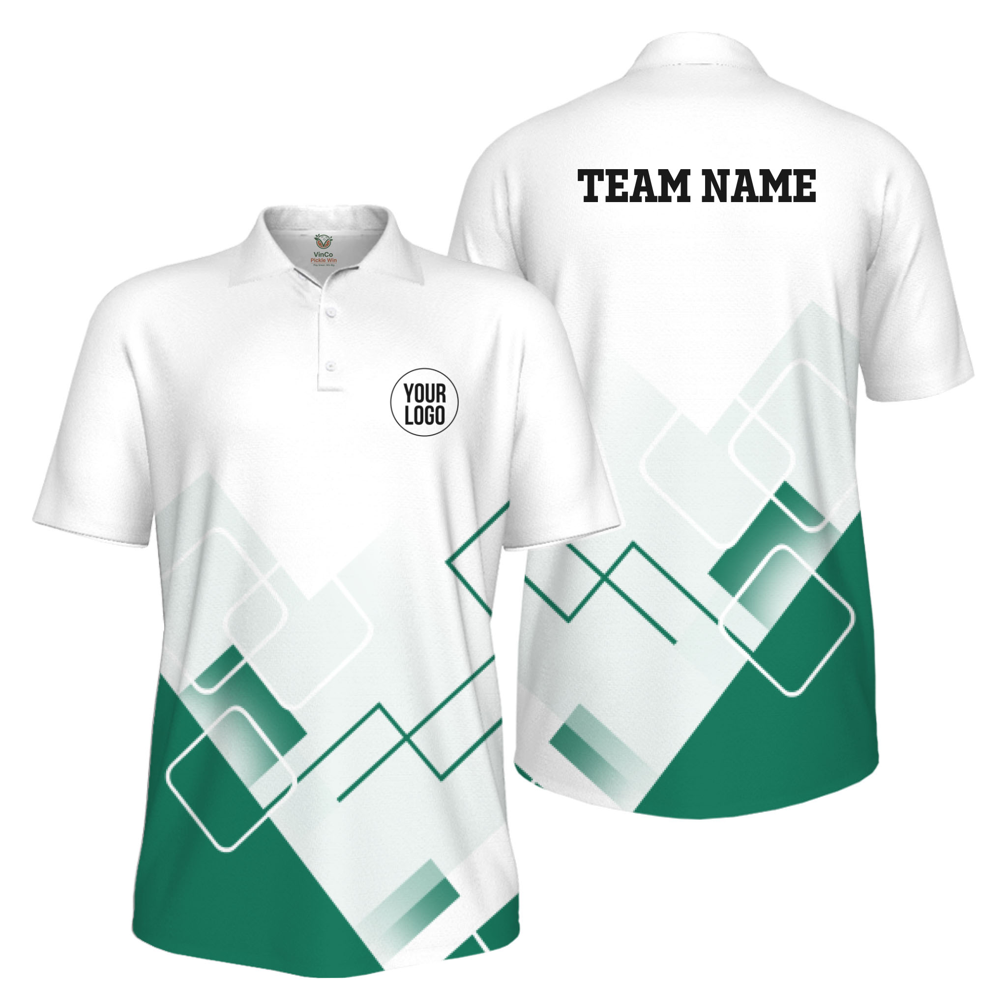 Picklewin Custom Logo For Sport Team Uniform UV Protection Men Polo Shirt 