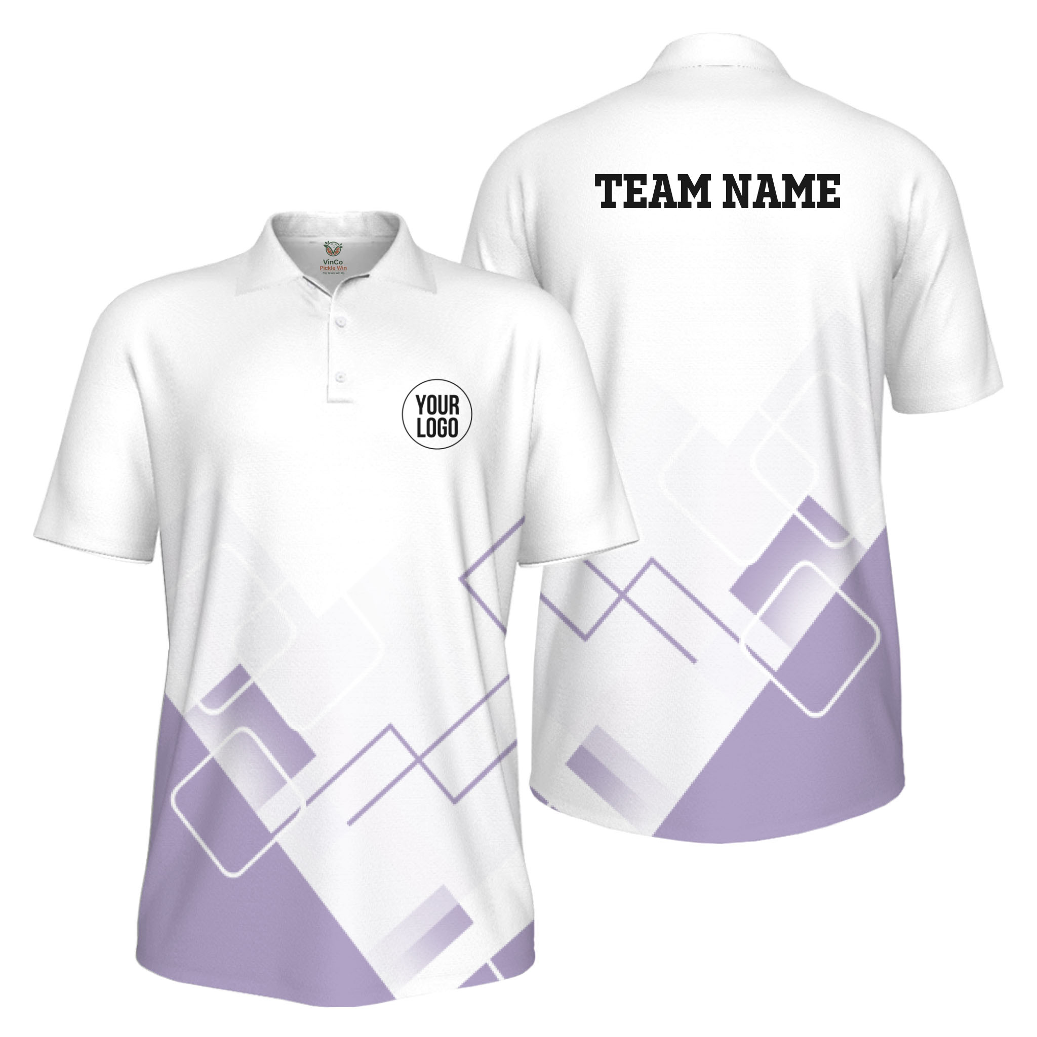 Picklewin Custom Logo For Sport Team Uniform UV Protection Men Polo Shirt 