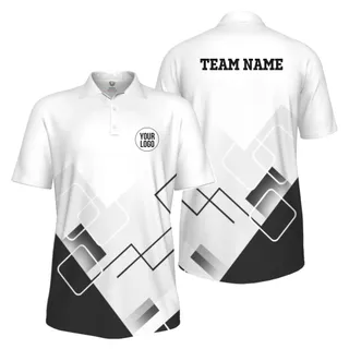 Picklewin Custom Logo For Sport Team Uniform UV Protection Men Polo Shirt  – alternate