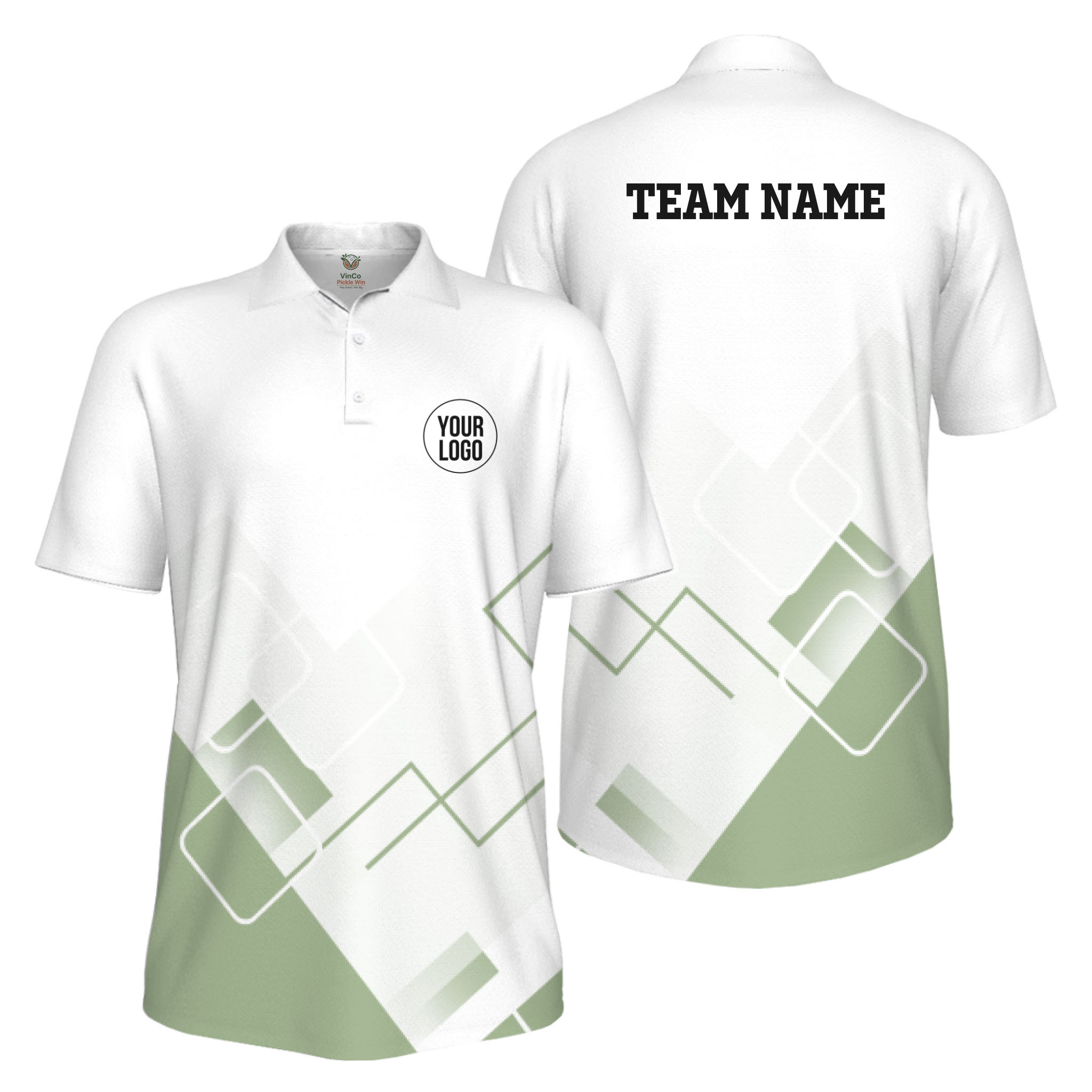 Picklewin Custom Logo For Sport Team Uniform UV Protection Men Polo Shirt 