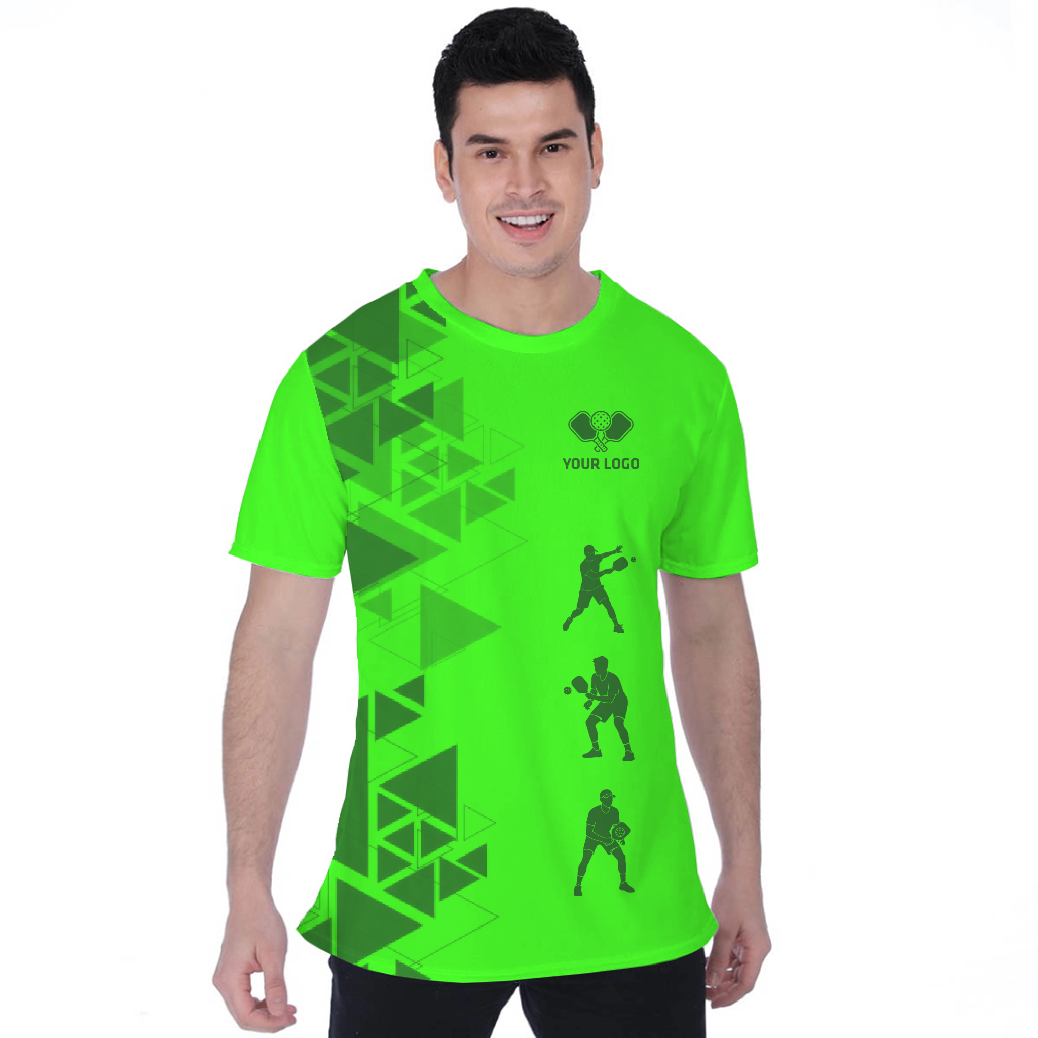 Picklewin Custom Logo Life Is A Game Pickleball Men T-shirt