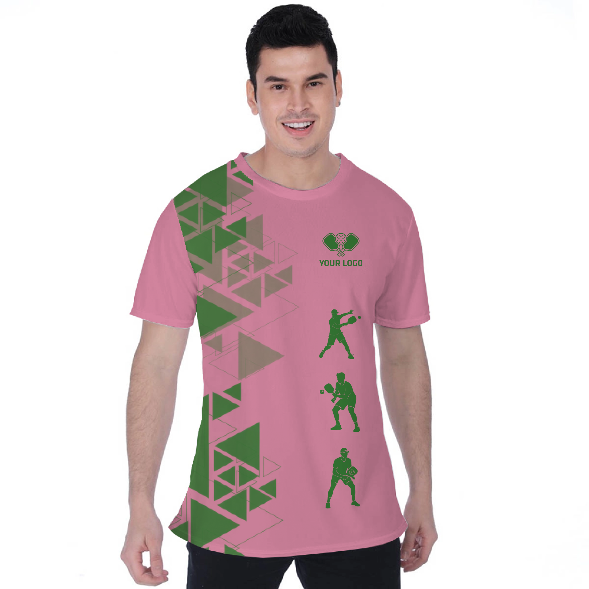 Picklewin Custom Logo Life Is A Game Pickleball Men T-shirt