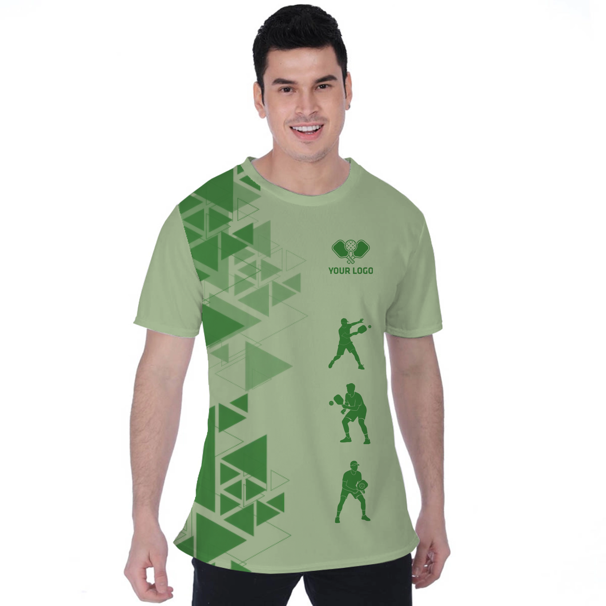 Picklewin Custom Logo Life Is A Game Pickleball Men T-shirt