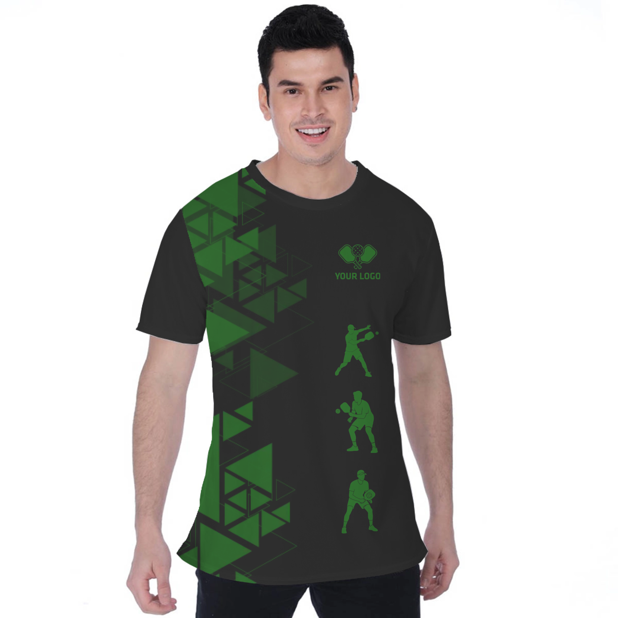 Picklewin Custom Logo Life Is A Game Pickleball Men T-shirt