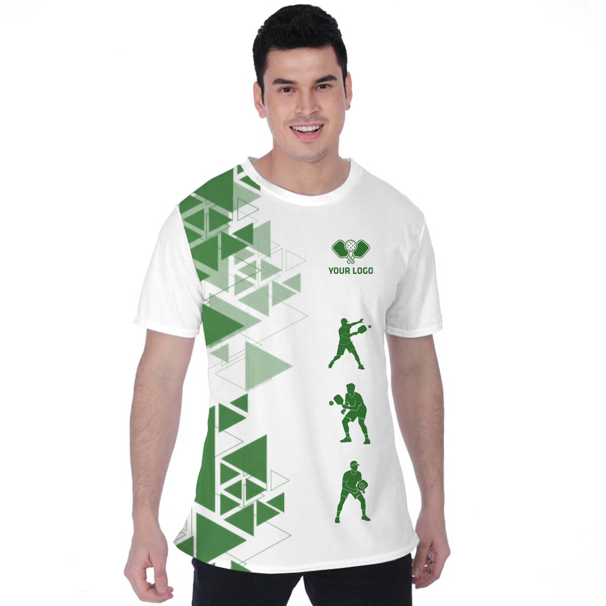 Picklewin Custom Logo Life Is A Game Pickleball Men T-shirt
