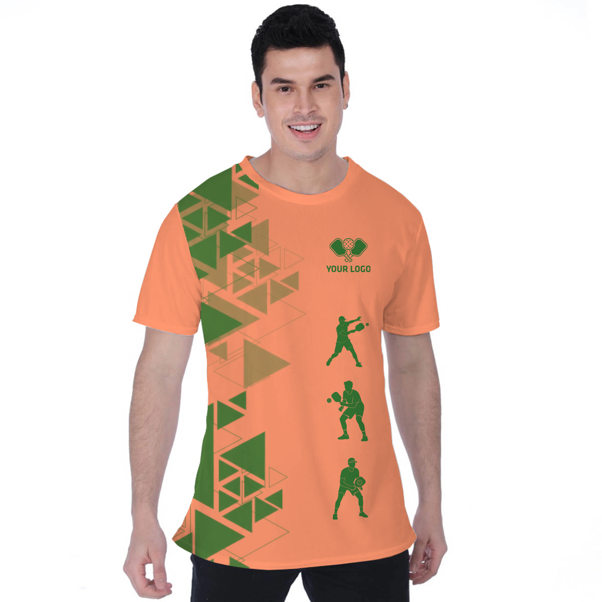Picklewin Custom Logo Life Is A Game Pickleball Men T-shirt
