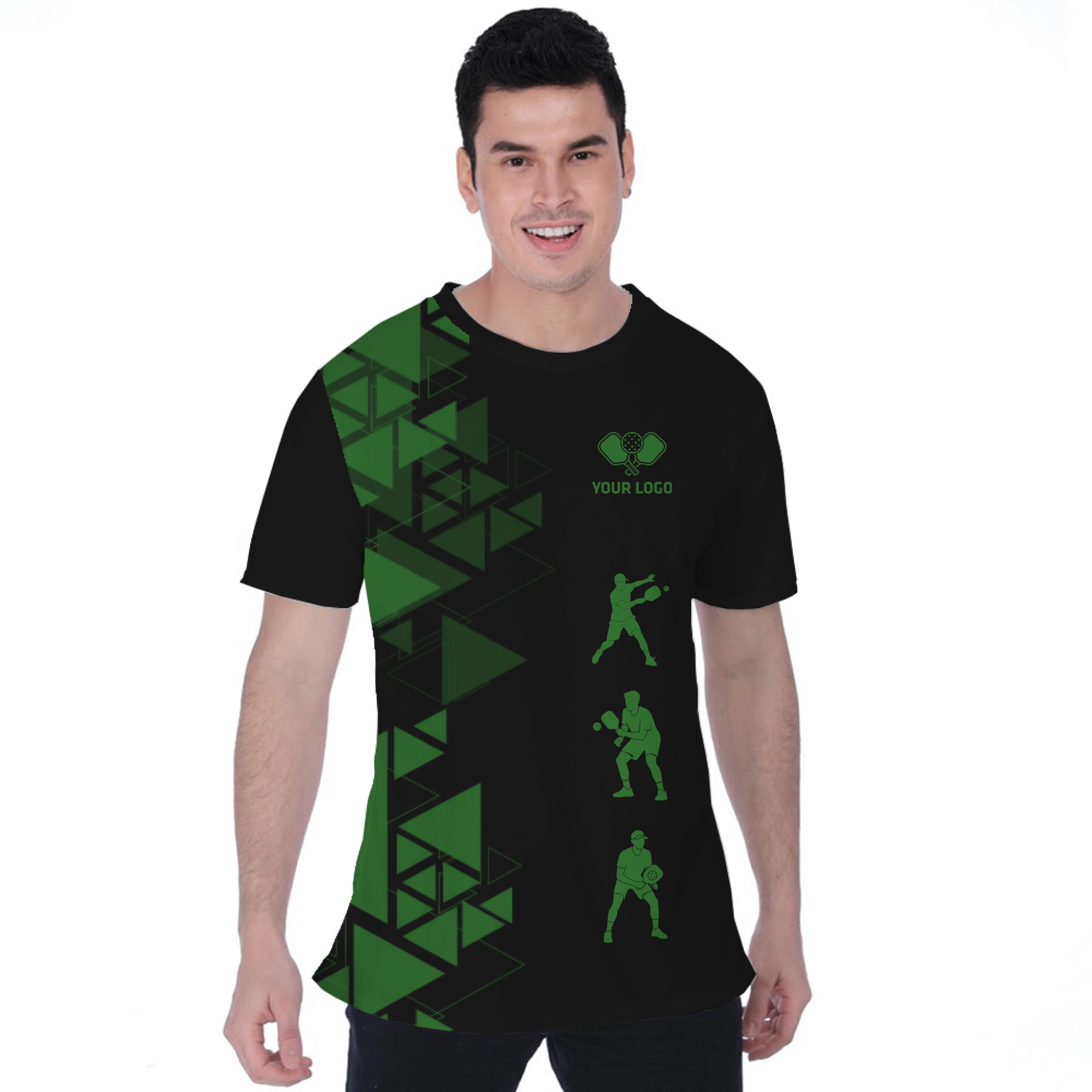 Picklewin Custom Logo Life Is A Game Pickleball Men T-shirt