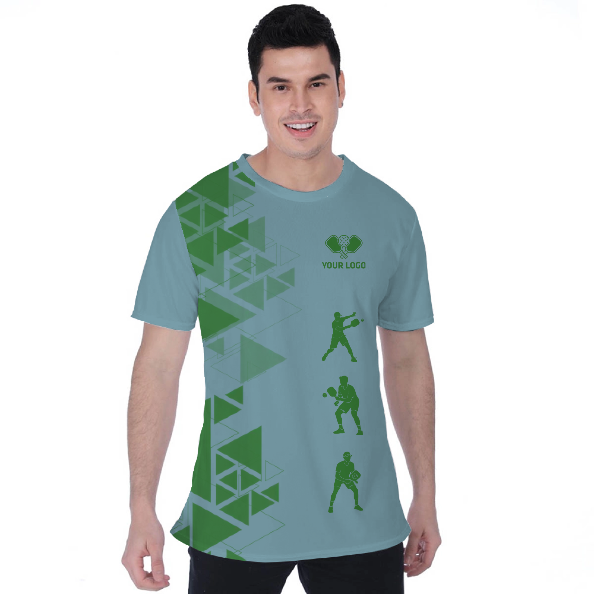 Picklewin Custom Logo Life Is A Game Pickleball Men T-shirt