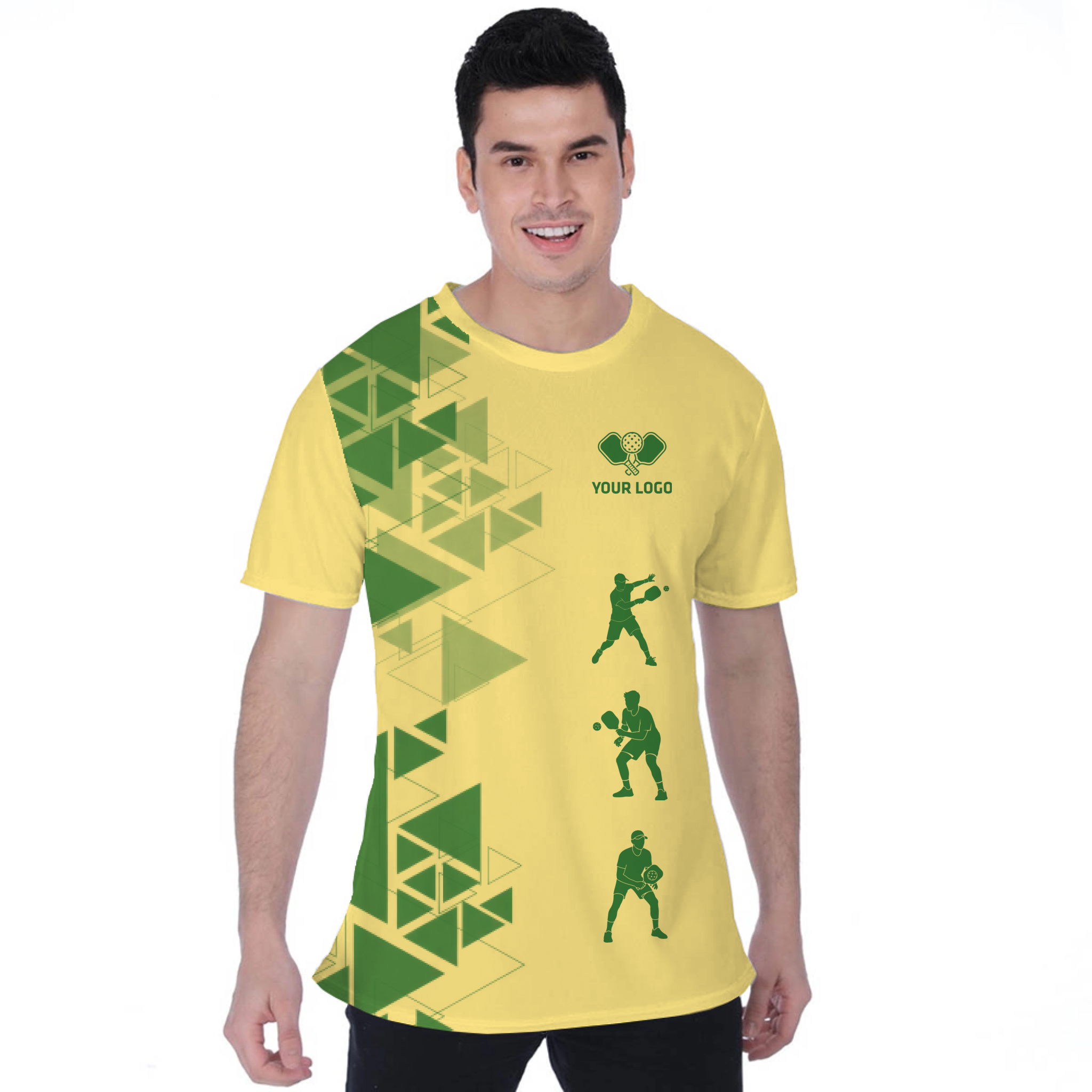 Picklewin Custom Logo Life Is A Game Pickleball Men T-shirt