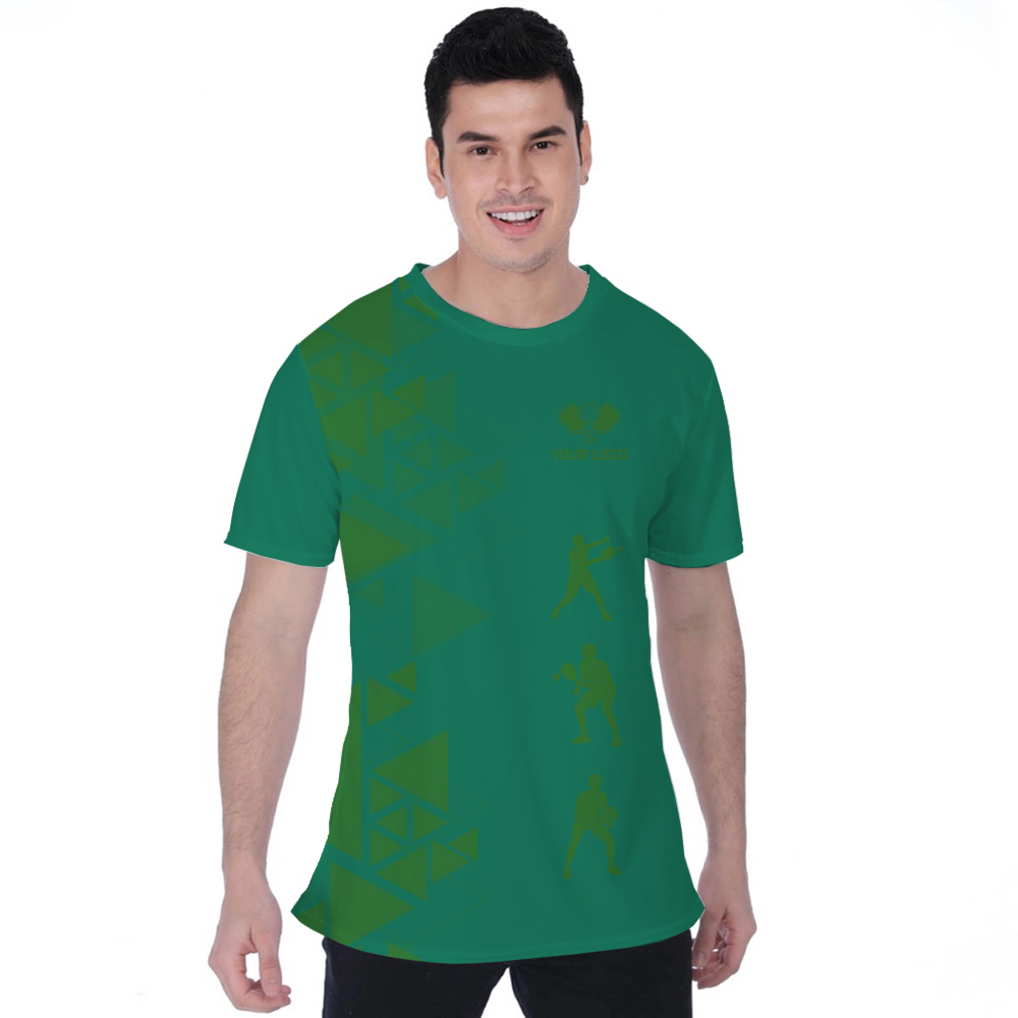 Picklewin Custom Logo Life Is A Game Pickleball Men T-shirt