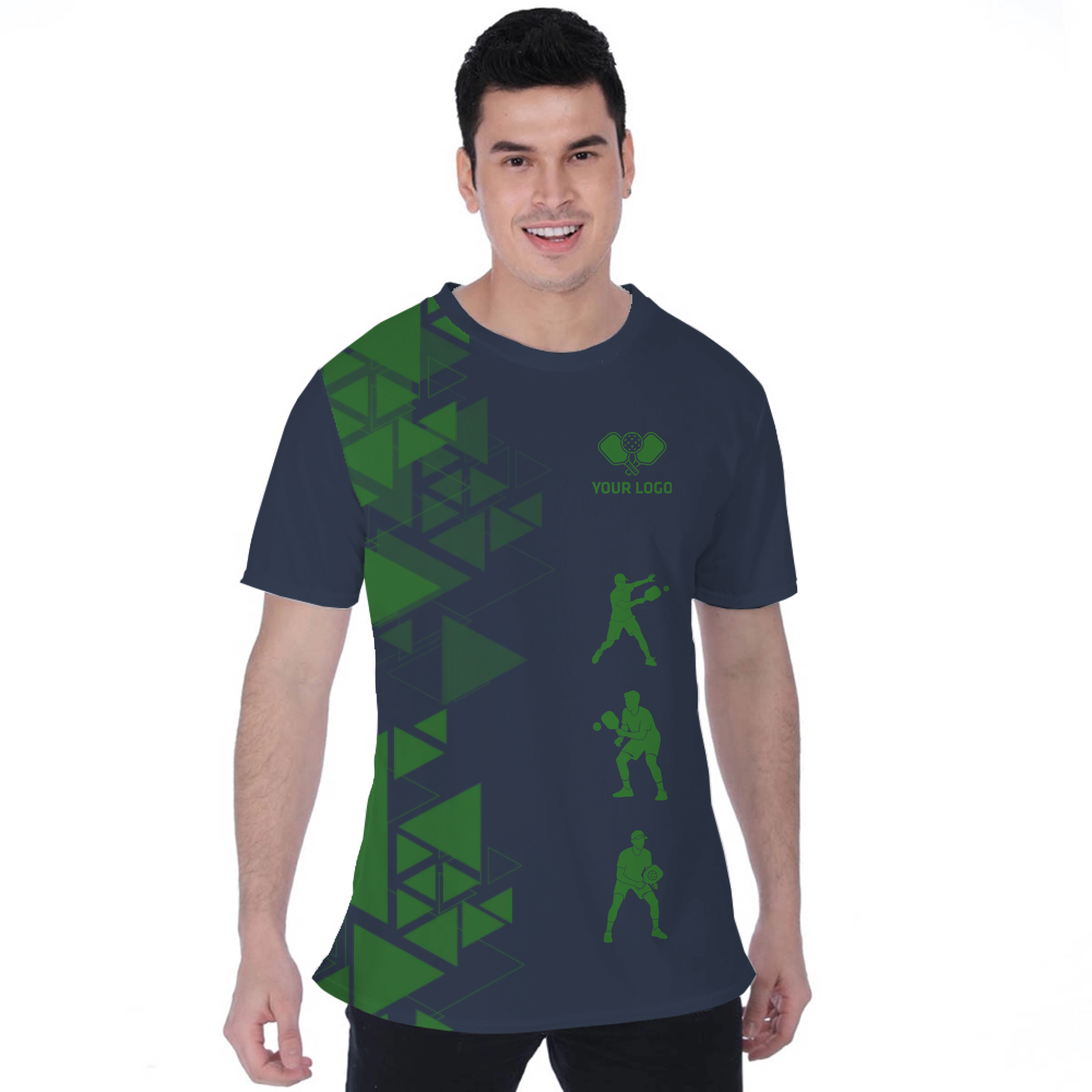Picklewin Custom Logo Life Is A Game Pickleball Men T-shirt