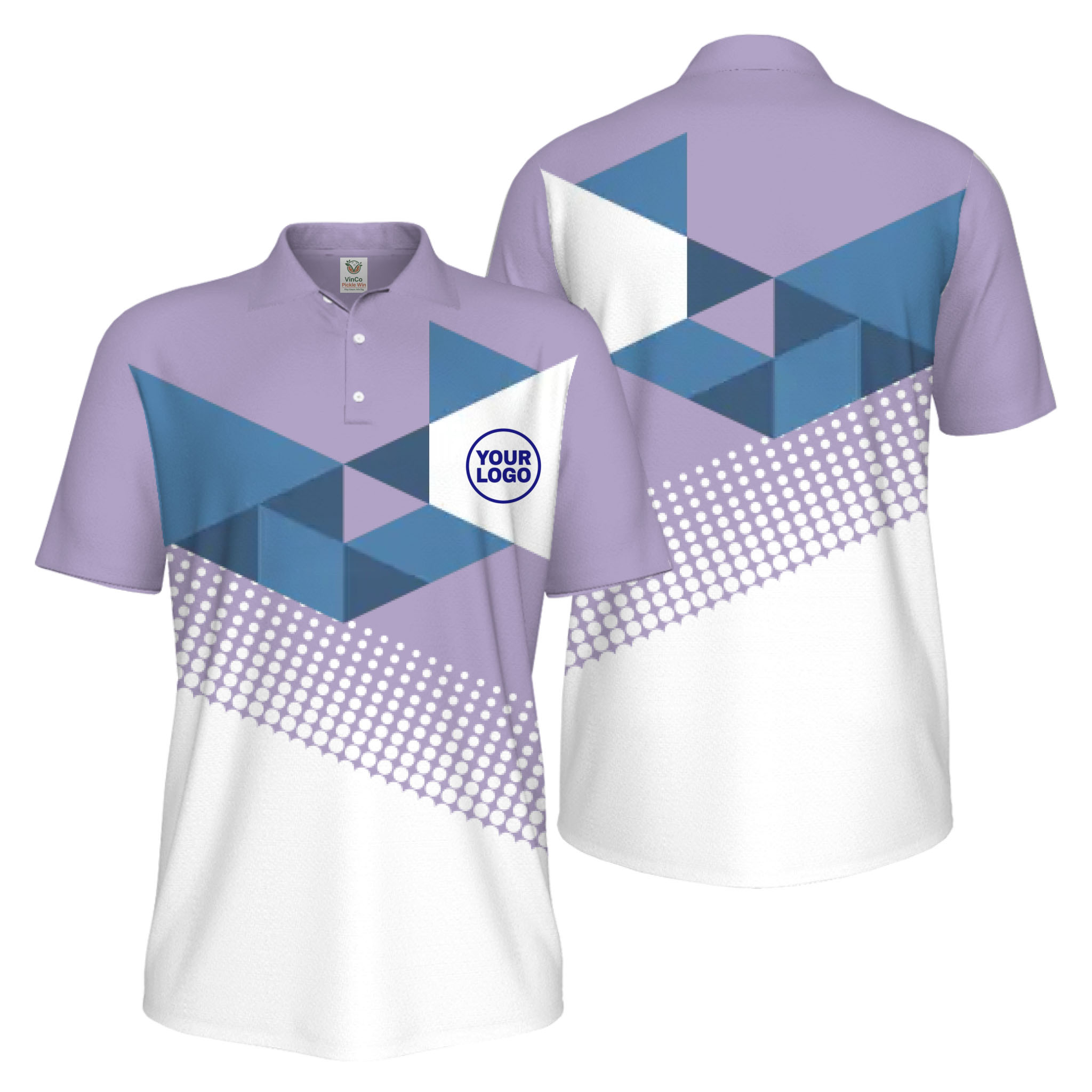 Picklewin Custom Logo Pickleball Tournament UV Protection Polo Shirt For Men