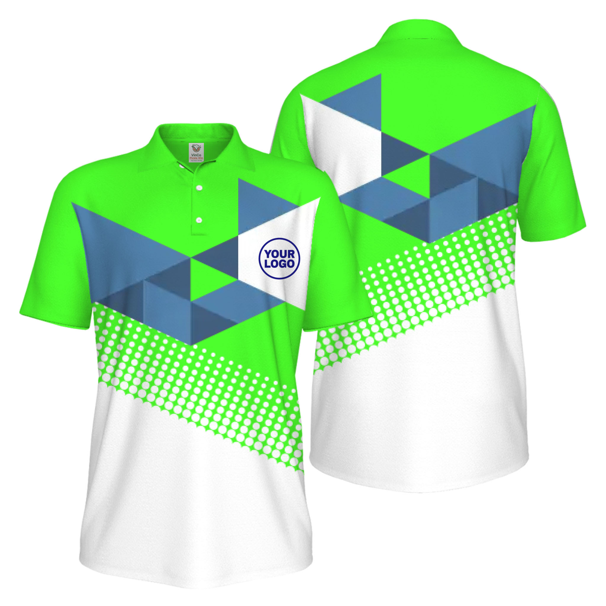 Picklewin Custom Logo Pickleball Tournament UV Protection Polo Shirt For Men