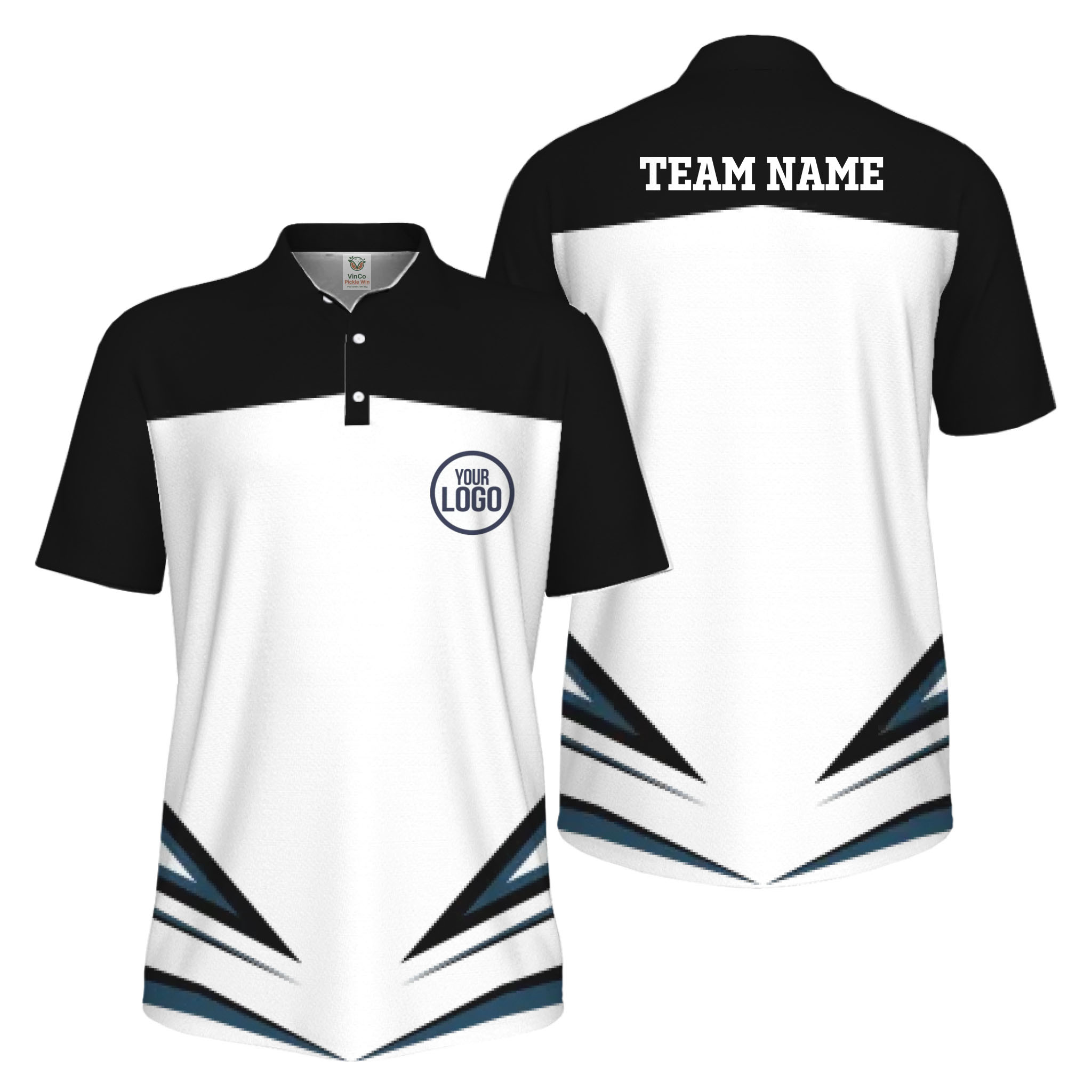 Picklewin Custom Logo Sport Team UV Protection Men Polo Shirt Bulk Order