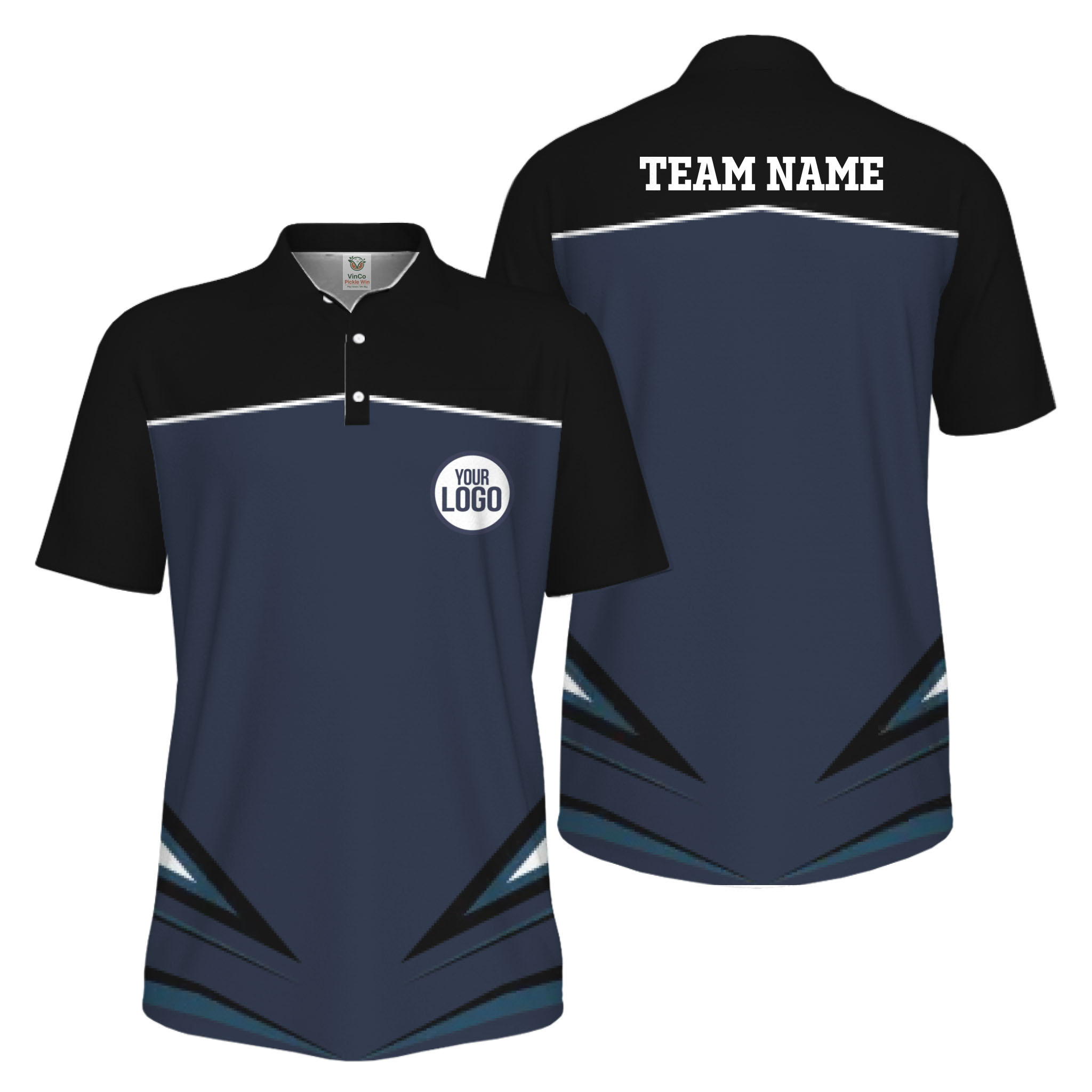 Picklewin Custom Logo Sport Team UV Protection Men Polo Shirt Bulk Order