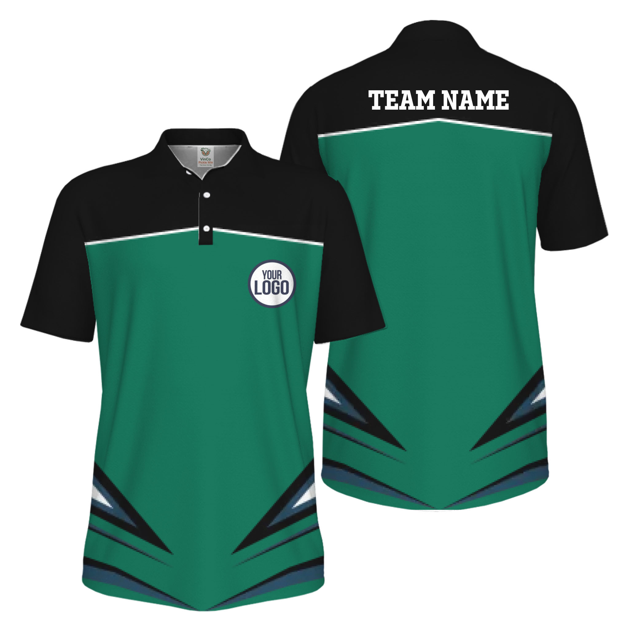 Picklewin Custom Logo Sport Team UV Protection Men Polo Shirt Bulk Order