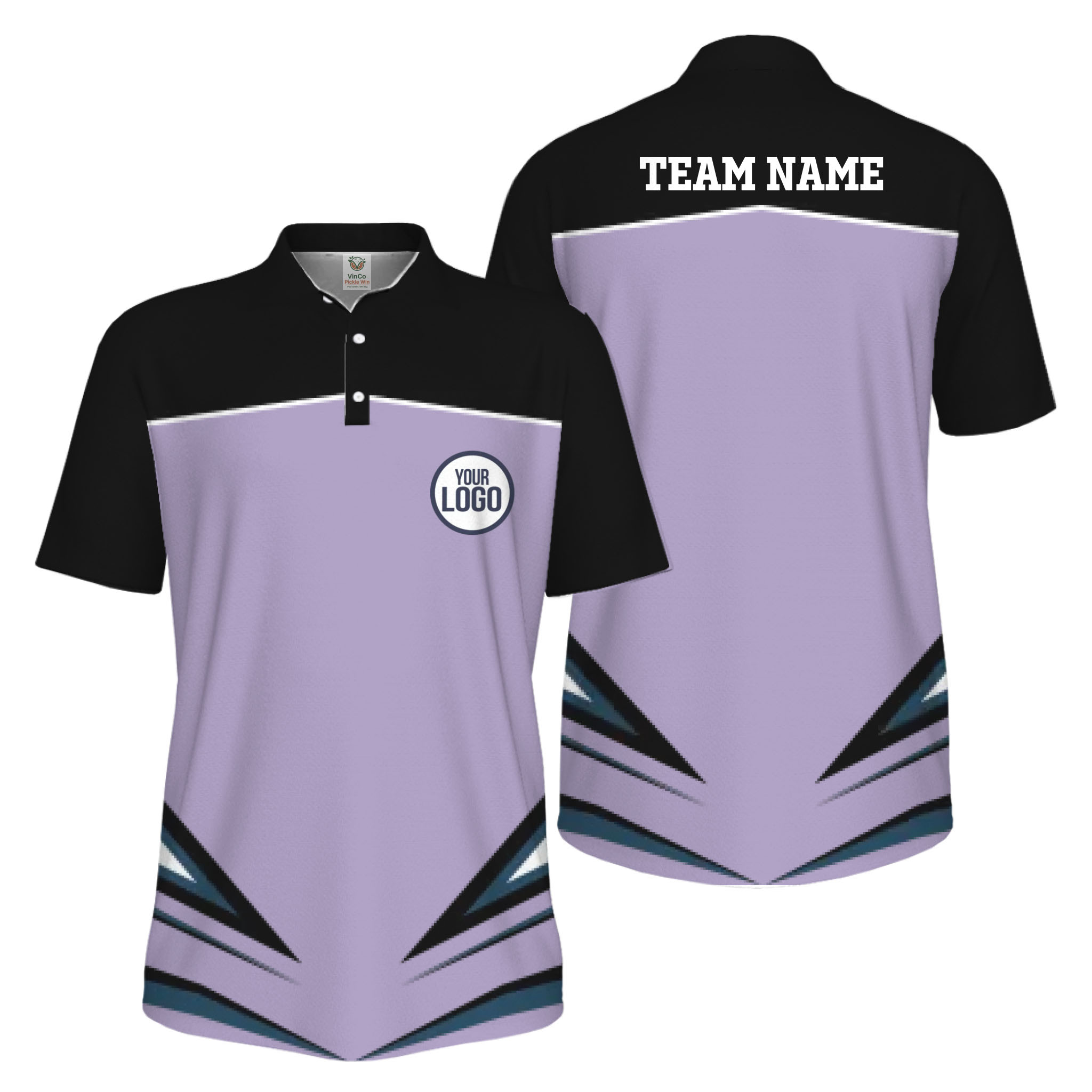Picklewin Custom Logo Sport Team UV Protection Men Polo Shirt Bulk Order
