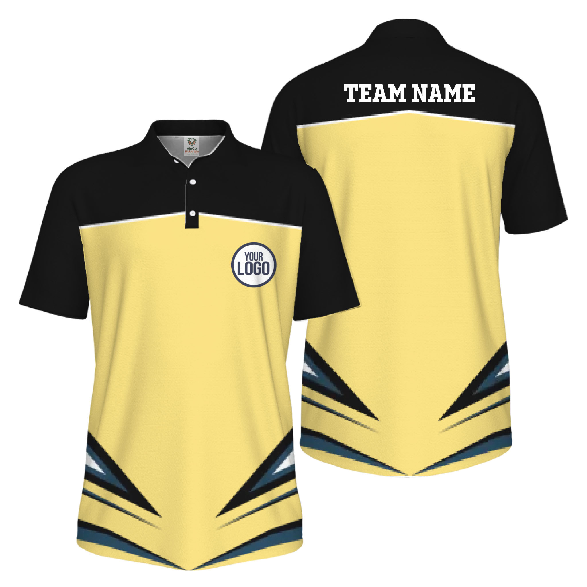 Picklewin Custom Logo Sport Team UV Protection Men Polo Shirt Bulk Order