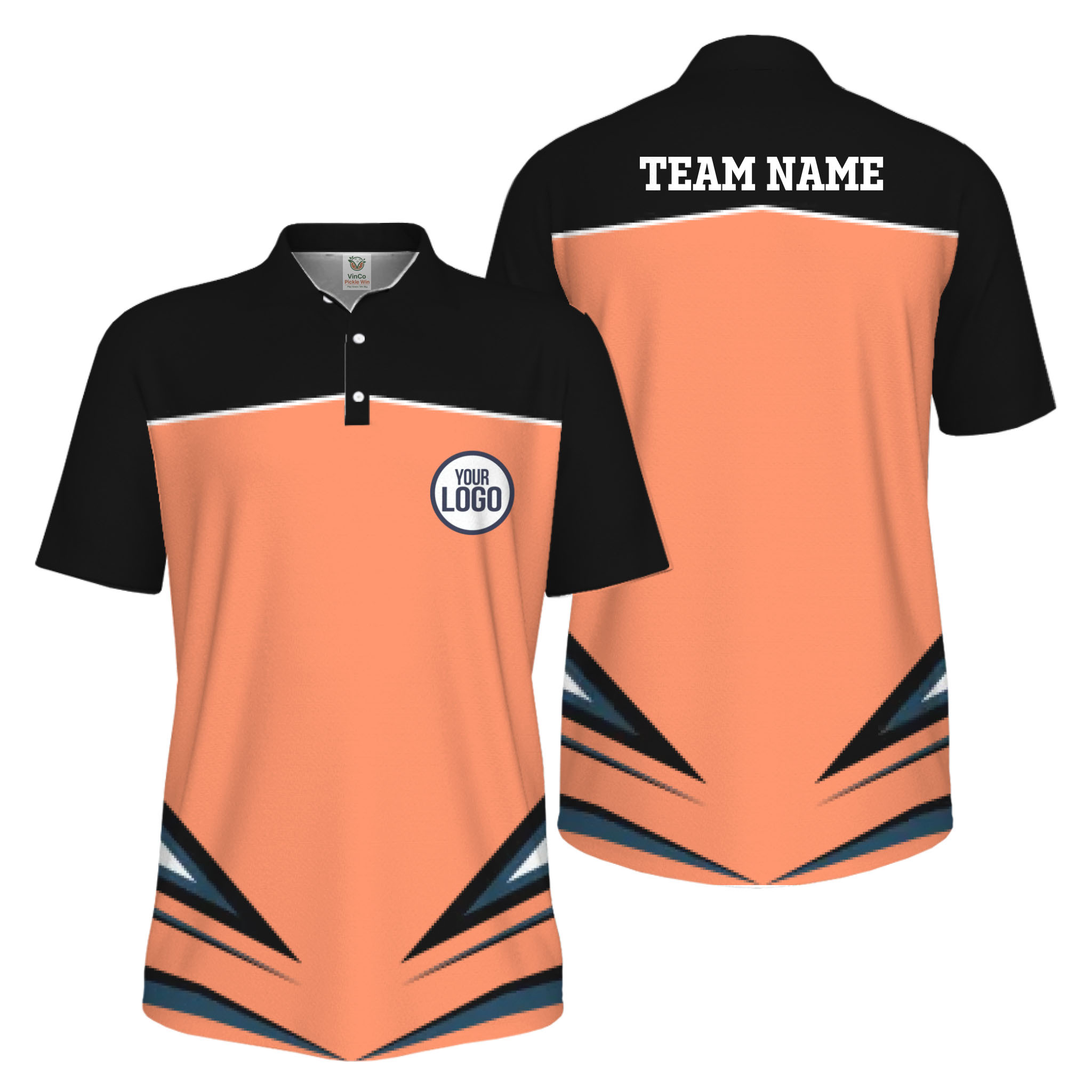 Picklewin Custom Logo Sport Team UV Protection Men Polo Shirt Bulk Order