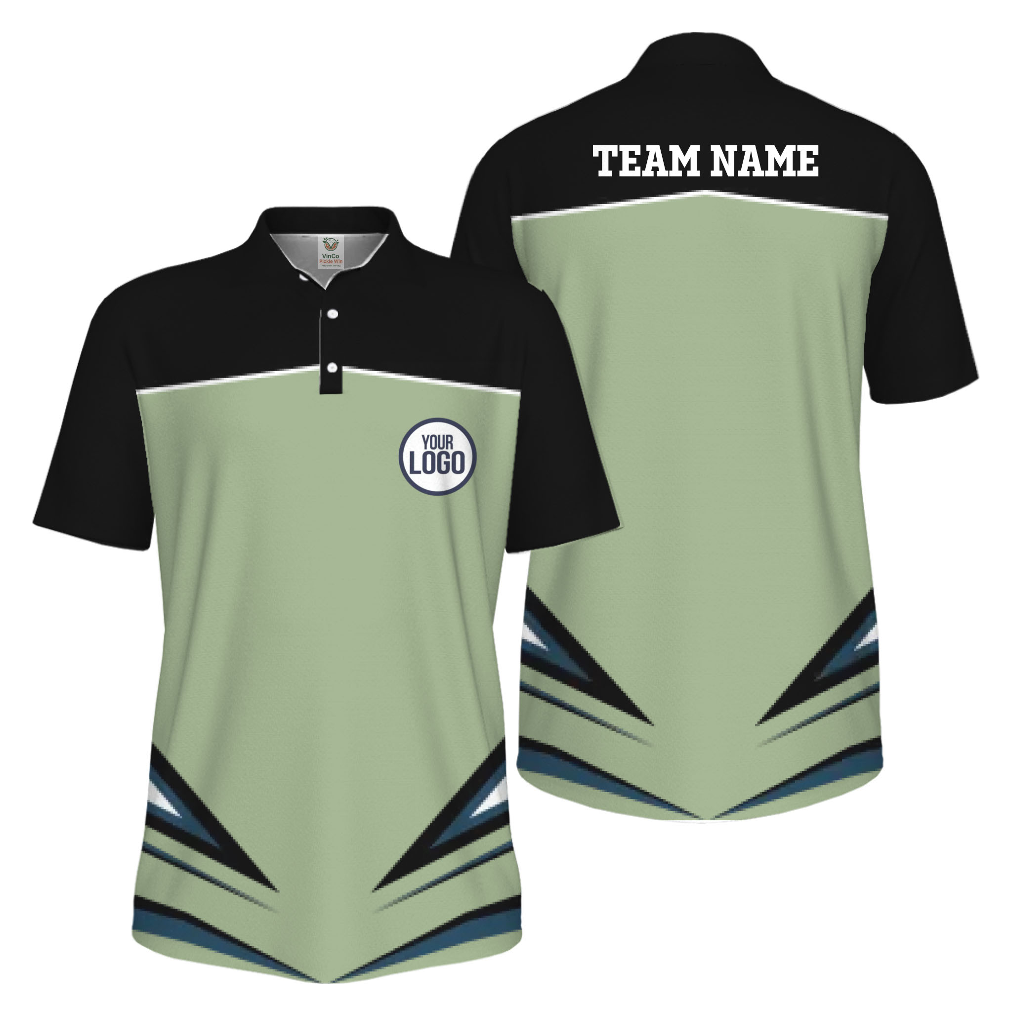 Picklewin Custom Logo Sport Team UV Protection Men Polo Shirt Bulk Order