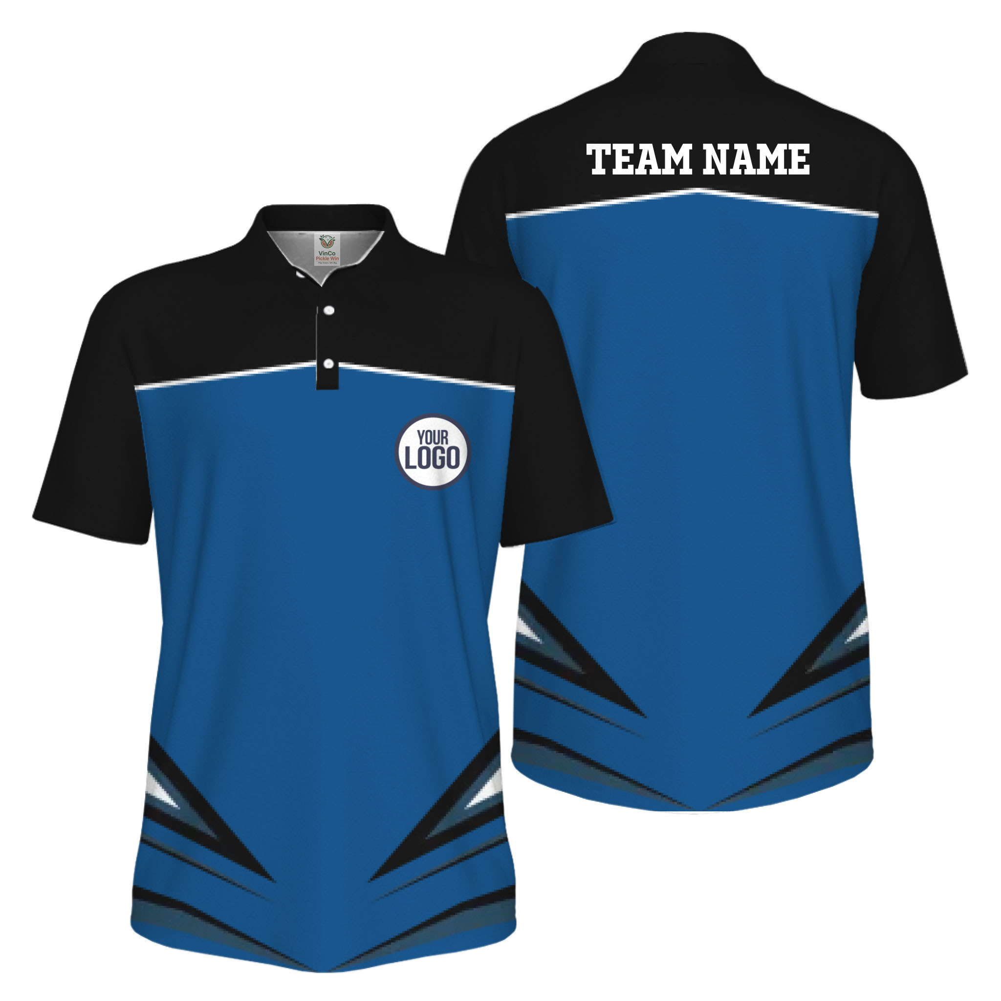 Picklewin Custom Logo Sport Team UV Protection Men Polo Shirt Bulk Order