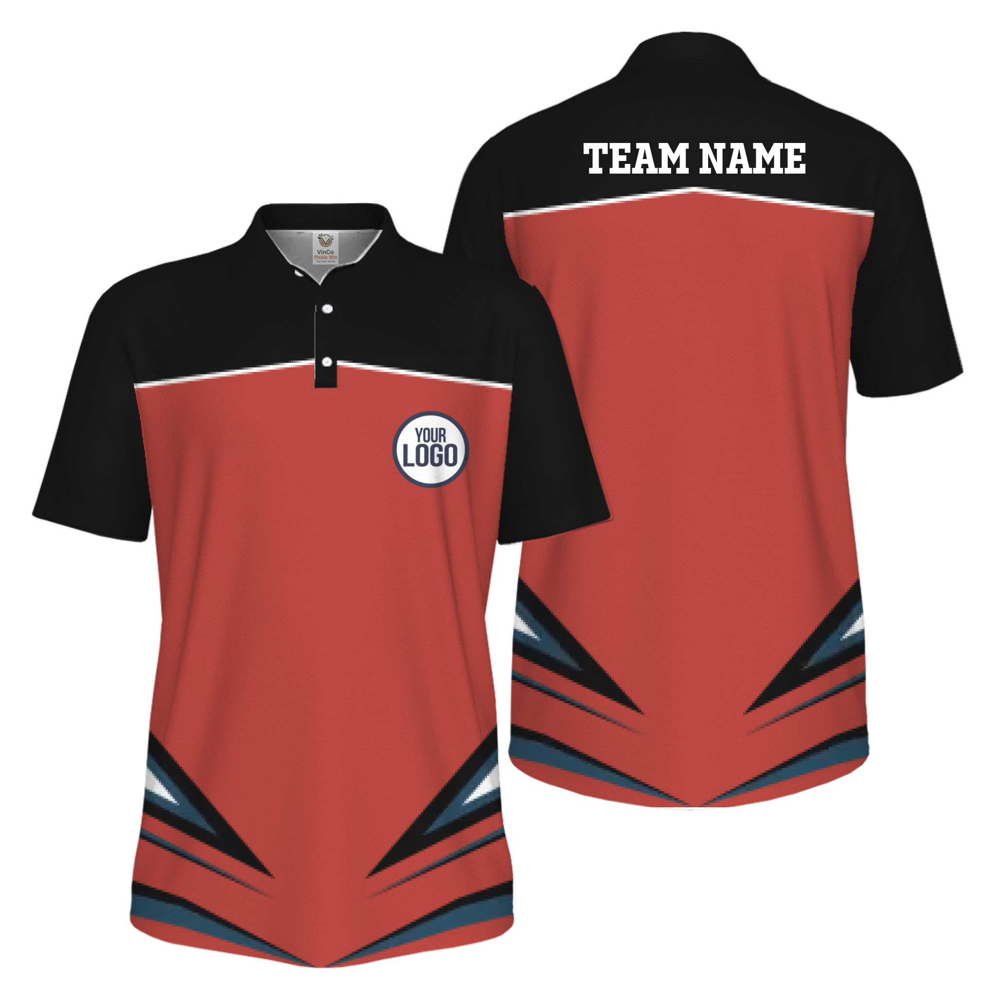Picklewin Custom Logo Sport Team UV Protection Men Polo Shirt Bulk Order