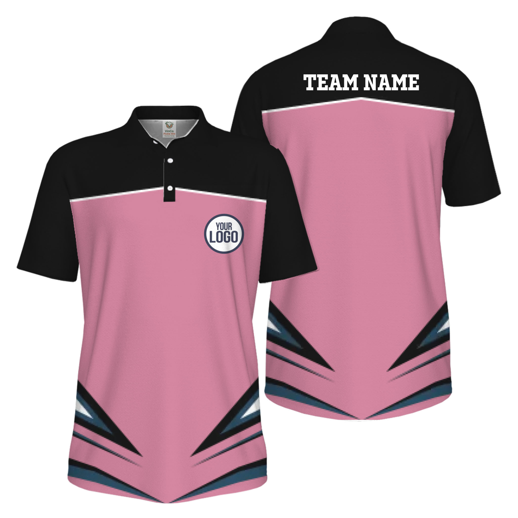 Picklewin Custom Logo Sport Team UV Protection Men Polo Shirt Bulk Order