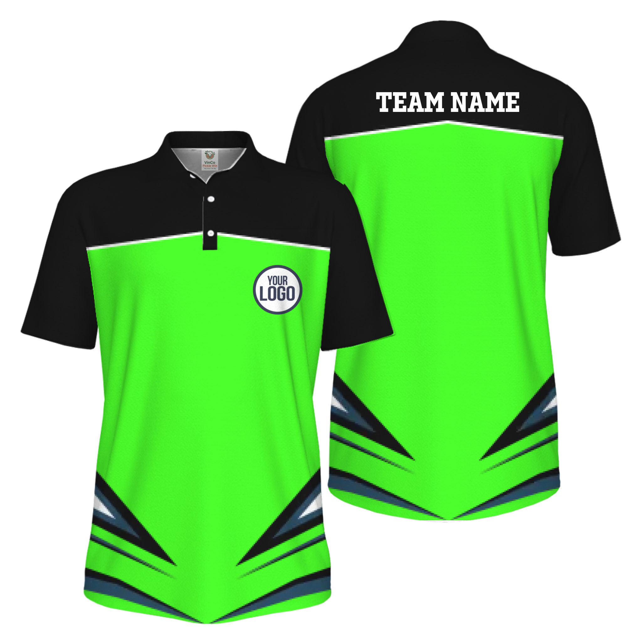 Picklewin Custom Logo Sport Team UV Protection Men Polo Shirt Bulk Order