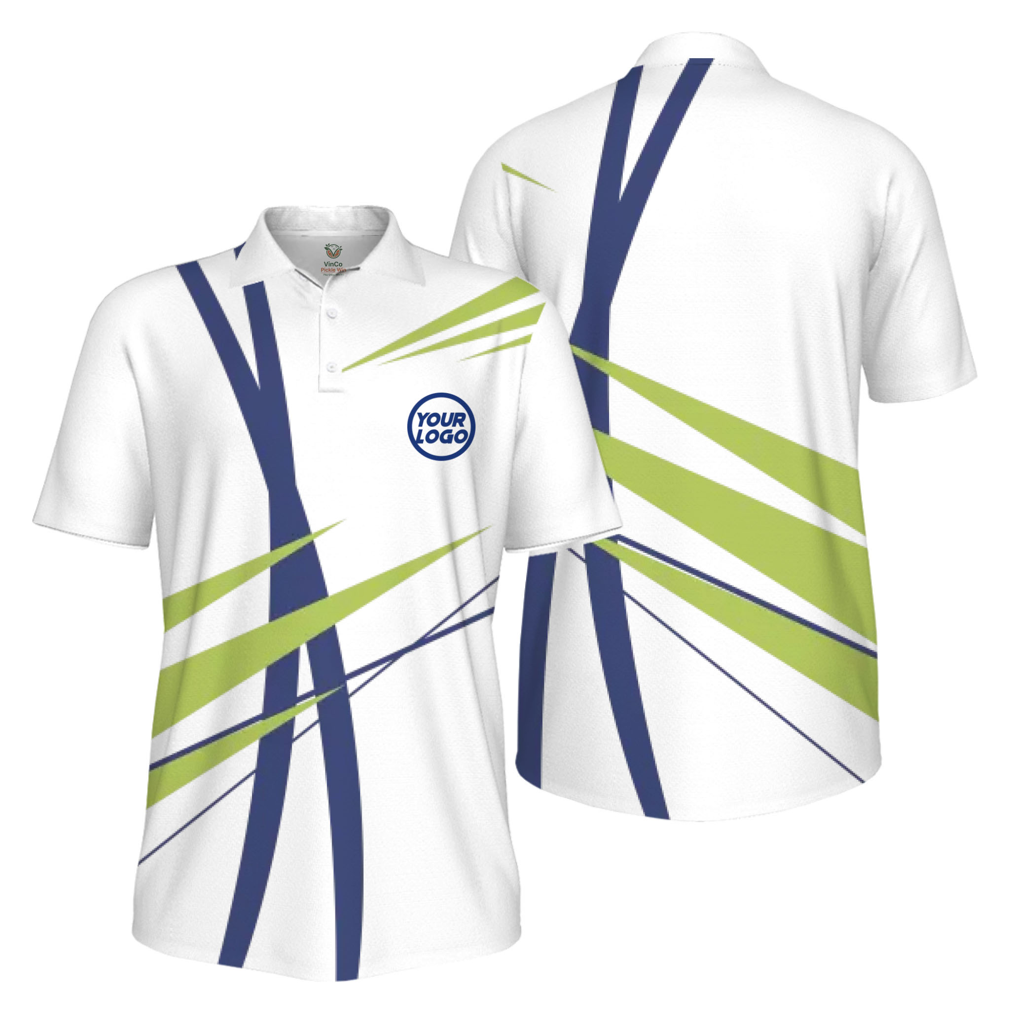 Picklewin Custom Logo Sport Team UV Protection Polo Shirt For Men 