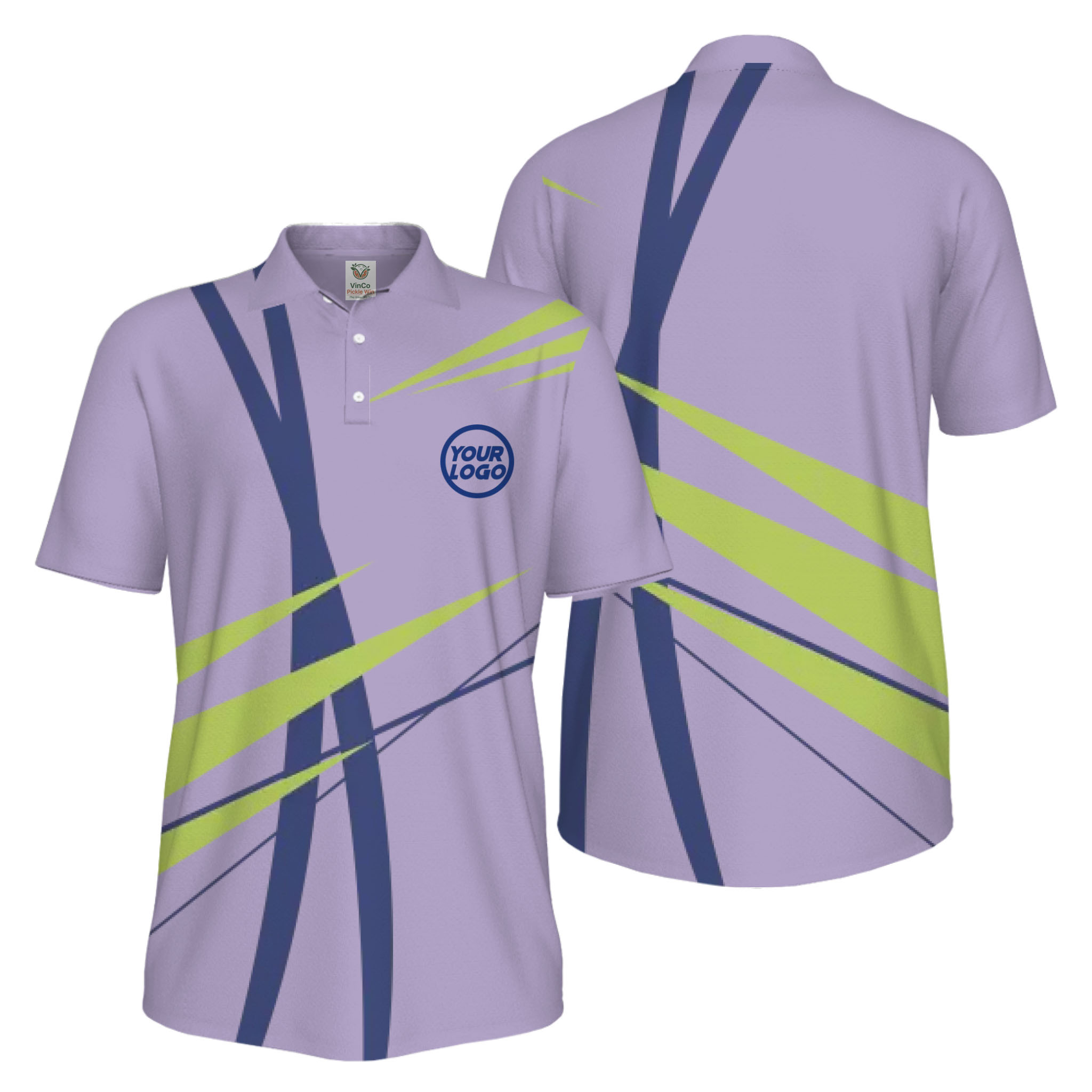 Picklewin Custom Logo Sport Team UV Protection Polo Shirt For Men 